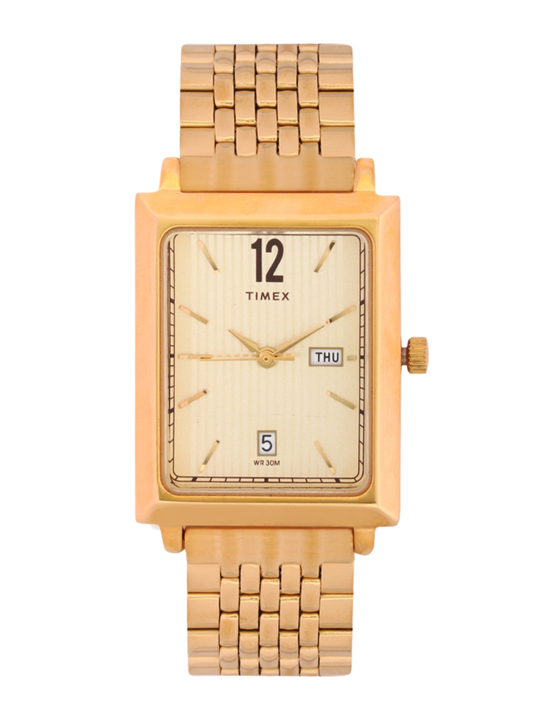 

Timex Men Champagne Analogue Watch - TW0TG6401, Gold