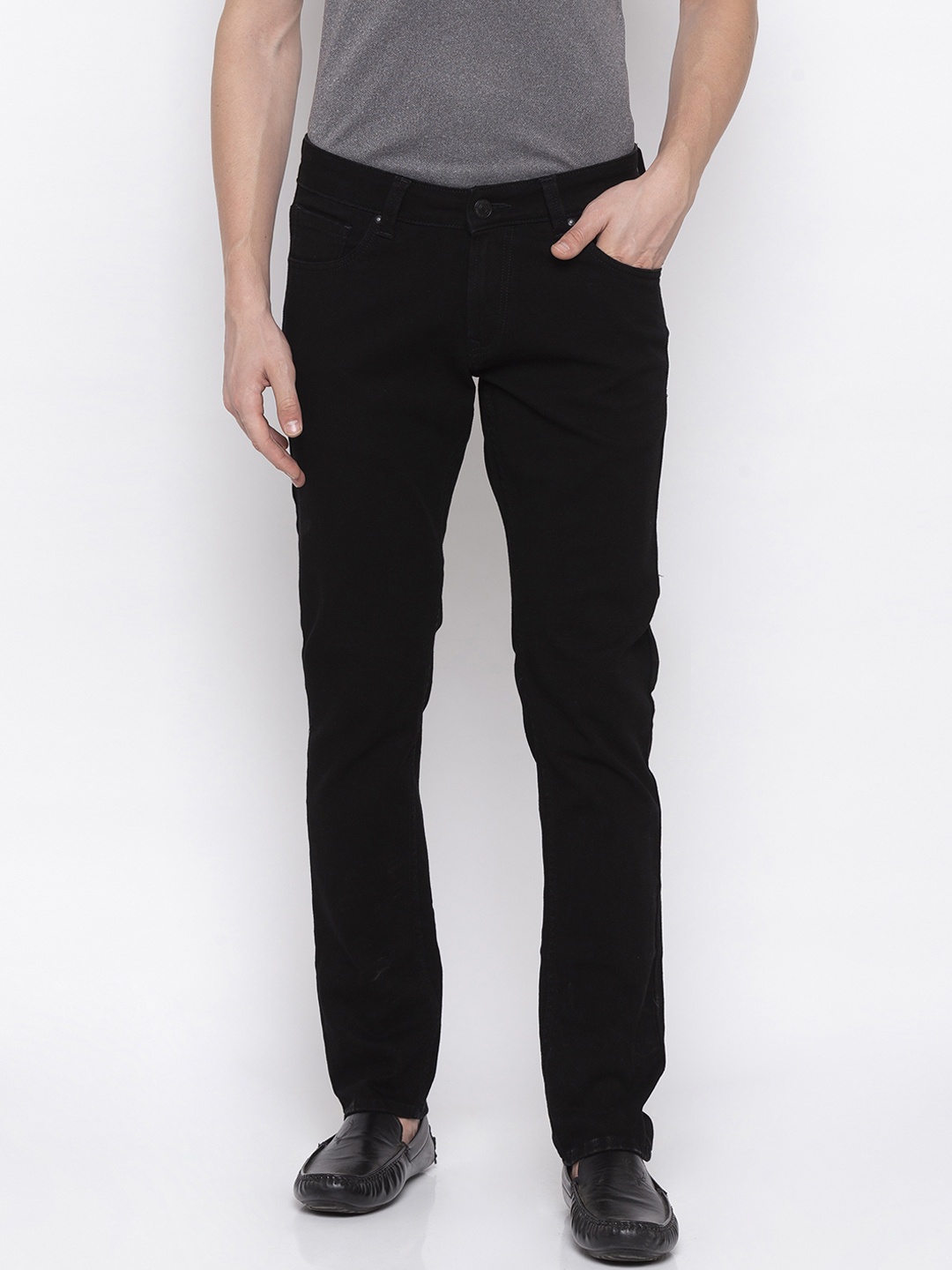 

SPYKAR Men Black Skinny Fit Low-Rise Clean Look Jeans