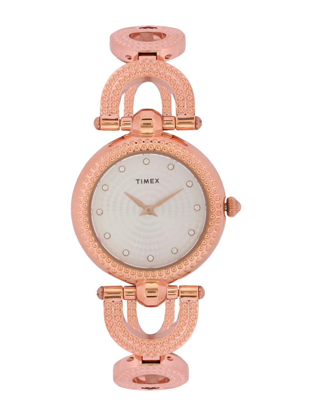 

Timex Women Silver-Toned Analogue Watch TWEL14103