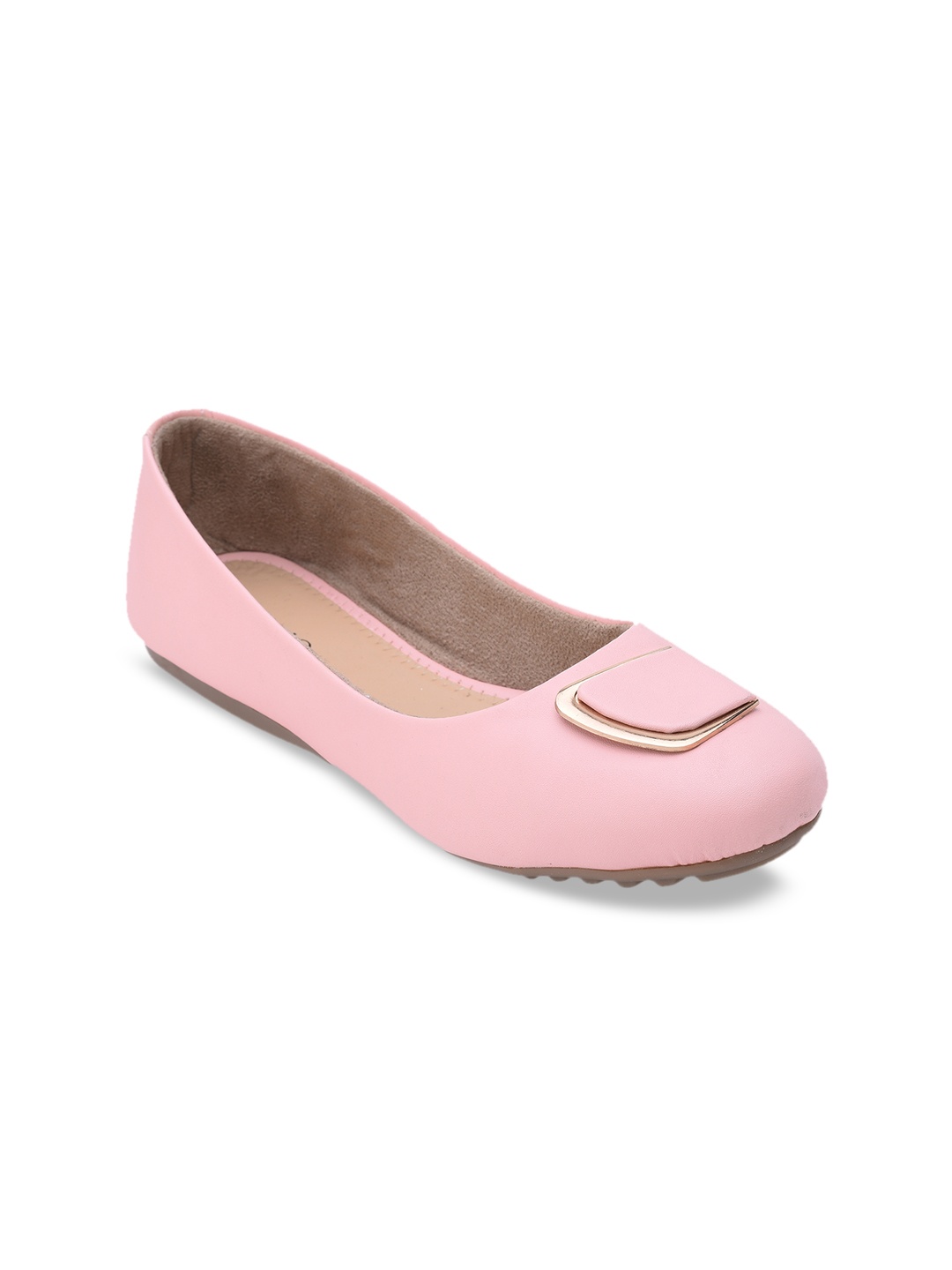 

SALARIO Women Pink Solid Ballerinas