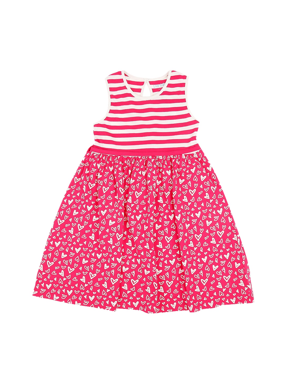 

Pantaloons Junior Girls Pink Printed A-Line Dress
