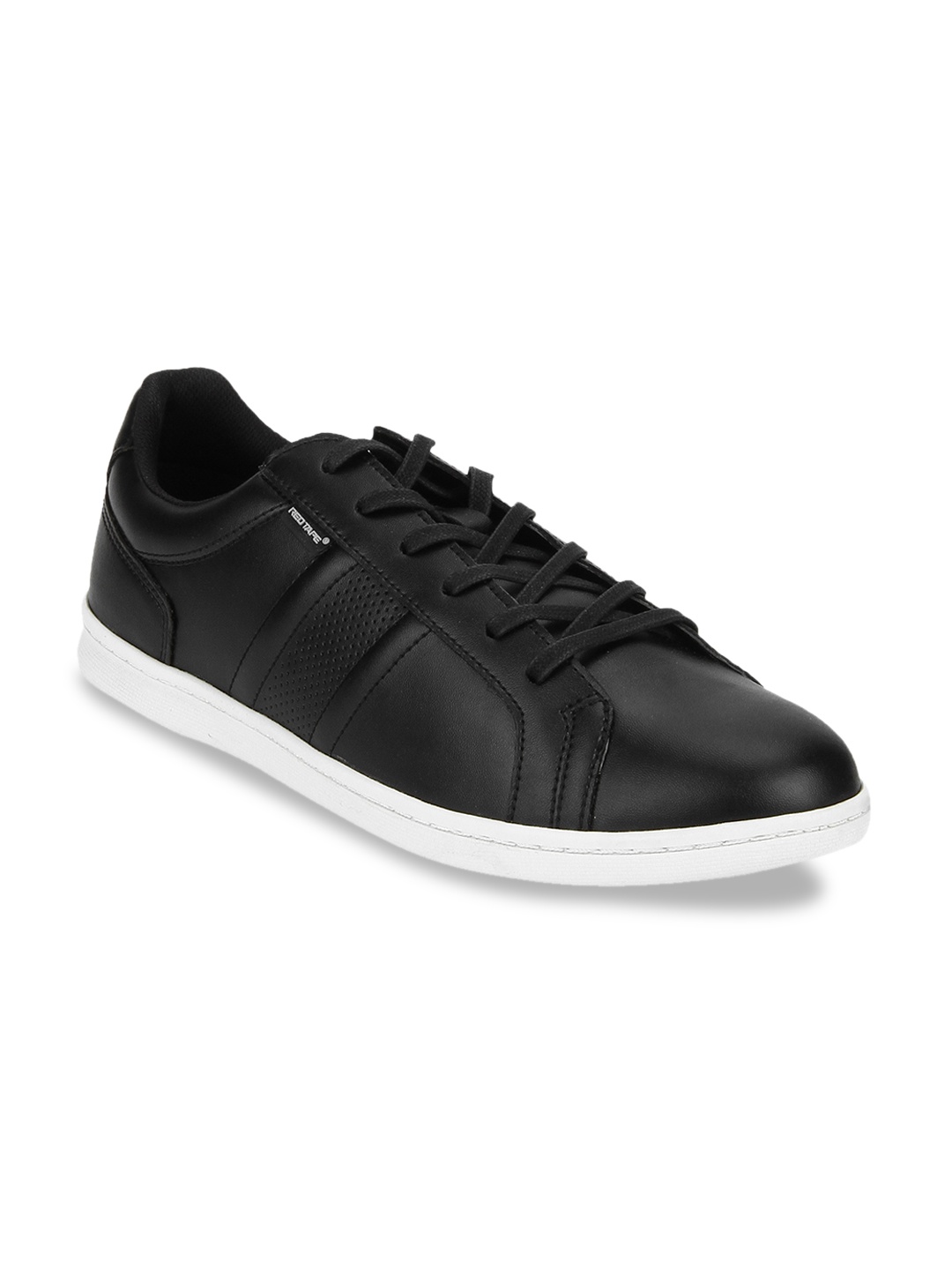 

Red Tape Men Black Solid Sneakers