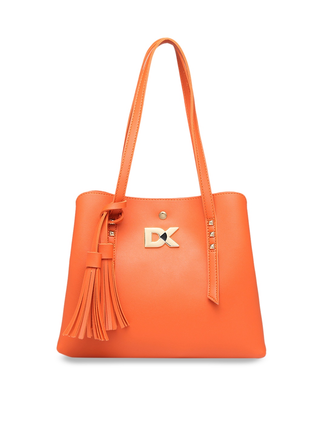 

Diana Korr Orange Solid Shoulder Bag