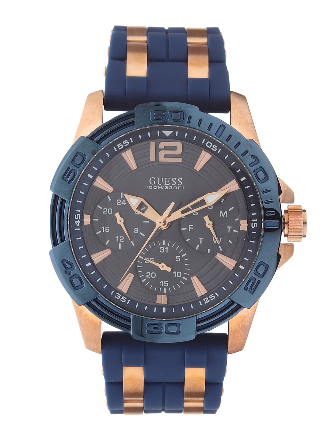 

GUESS Men Blue Analogue Watch W0366G4