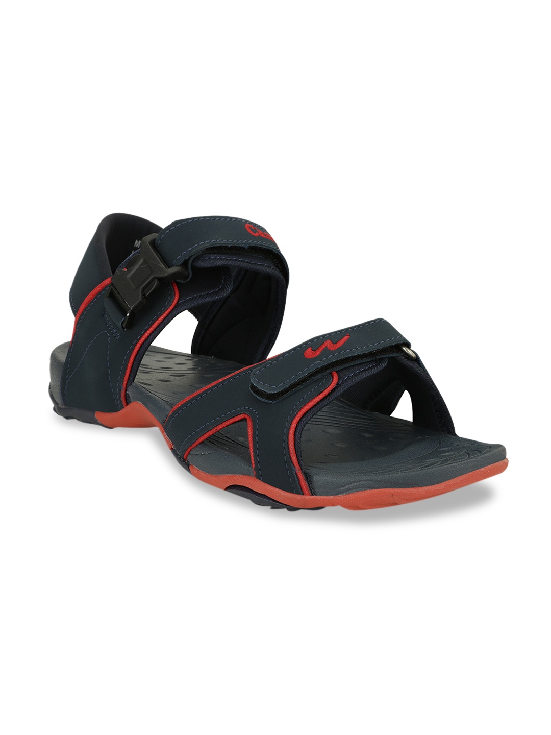 

Campus Men Navy Blue & Red Sports Sandals