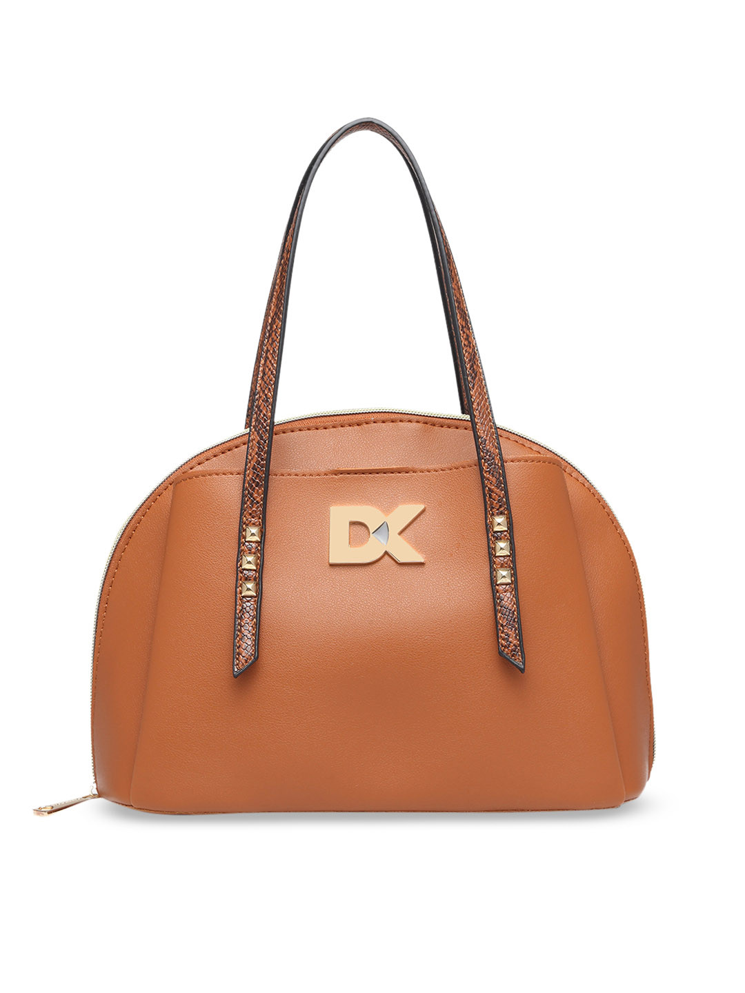 

Diana Korr Tan Brown Solid Handheld Bag
