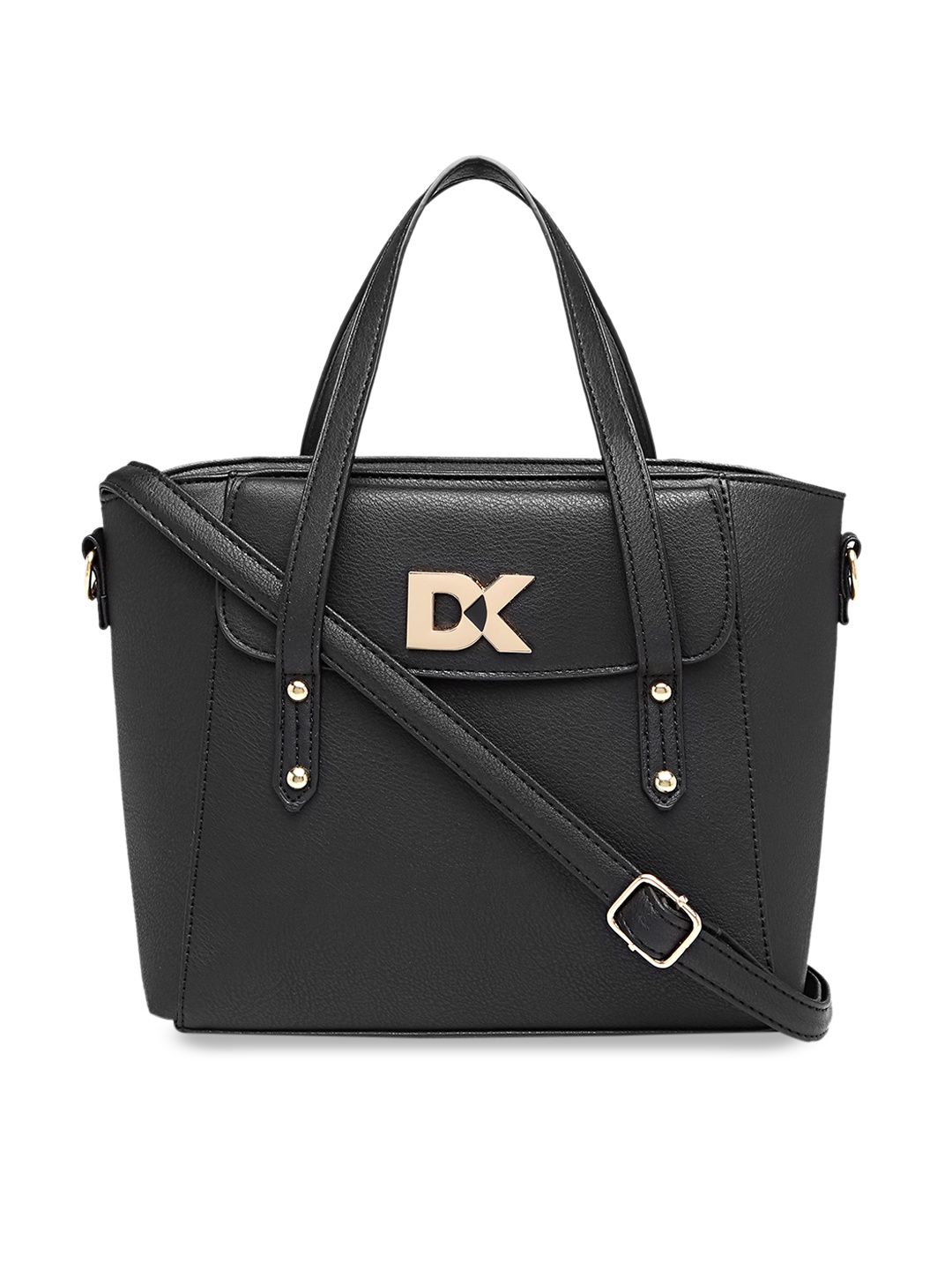 

Diana Korr Black Solid Handheld Bag