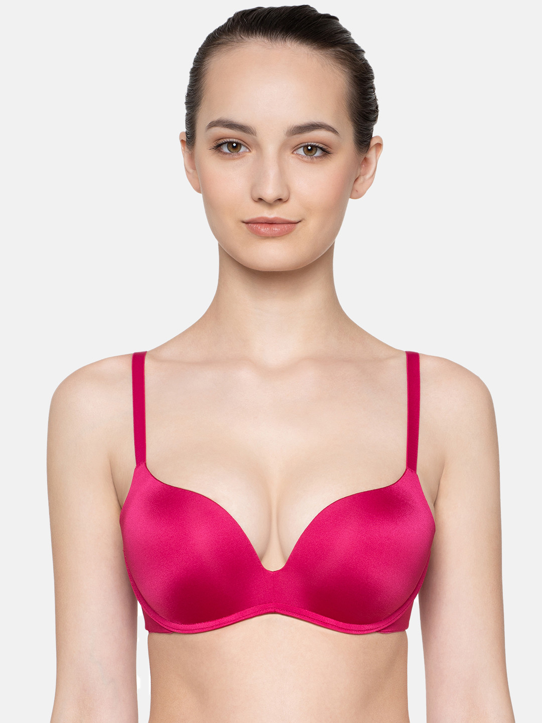 

Triumph Maximizer 118 Comfortable Padded Magic-Wire Push-Up Bra, Fuchsia