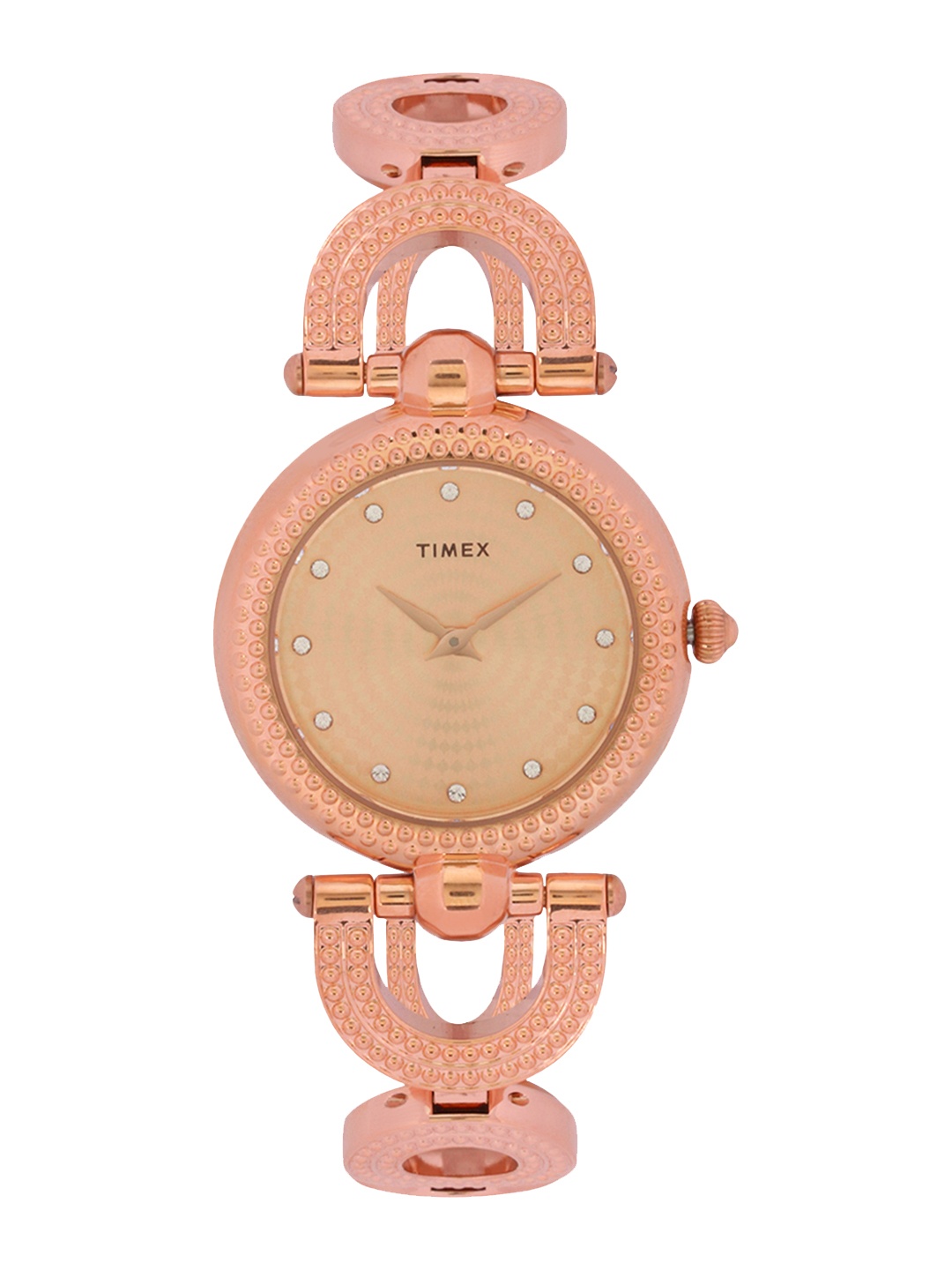 

Timex Women Rose Gold Analogue Watch TWEL14102