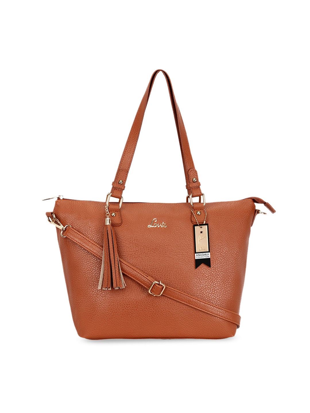 

Lavie Tan Brown Solid Shoulder Bag