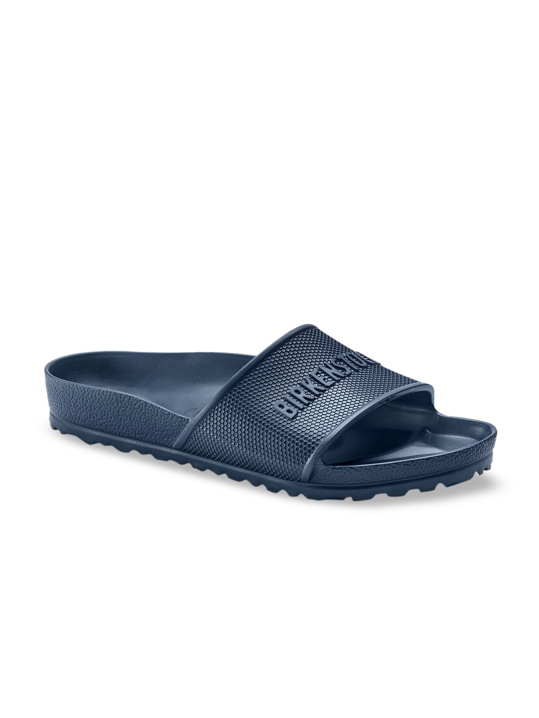 

Birkenstock Unisex Navy Blue Barbados EVA Solid Regular Width Sliders