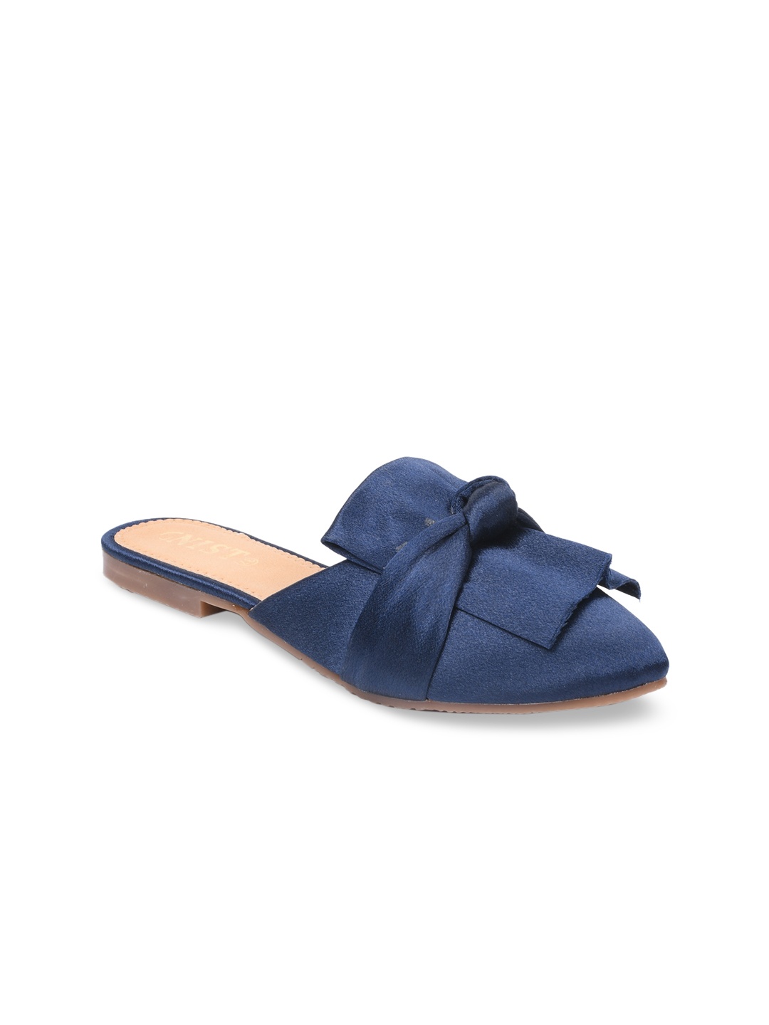 

GNIST Women Blue Solid Mules
