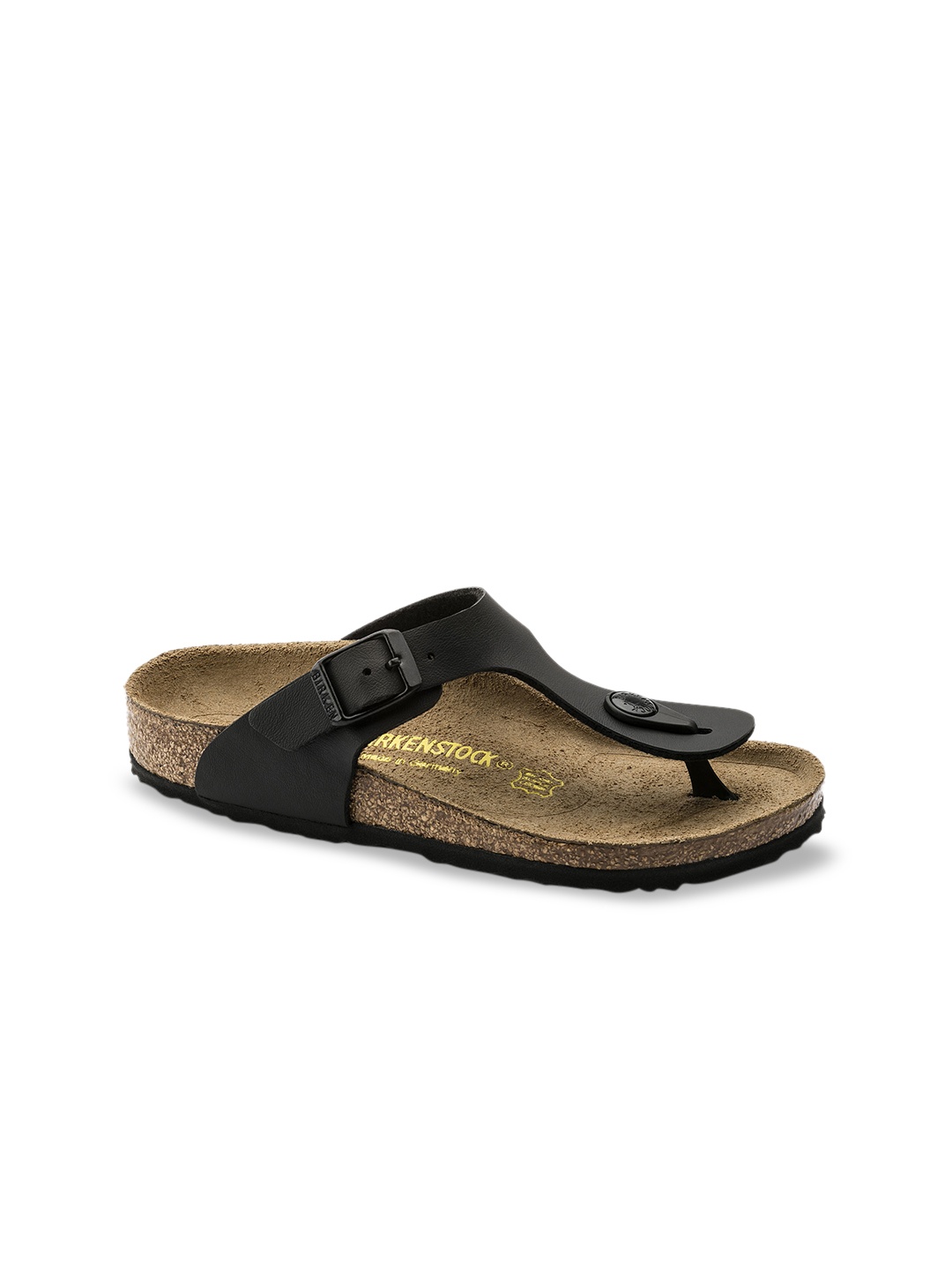 

Birkenstock Boys Black Solid Gizeh Birko-Flor Regular Width Sandals