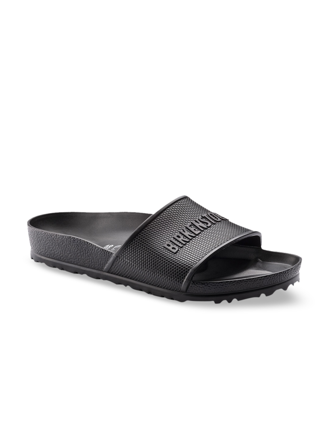 

Birkenstock Unisex Black Barbados Eva Regular Width Sliders