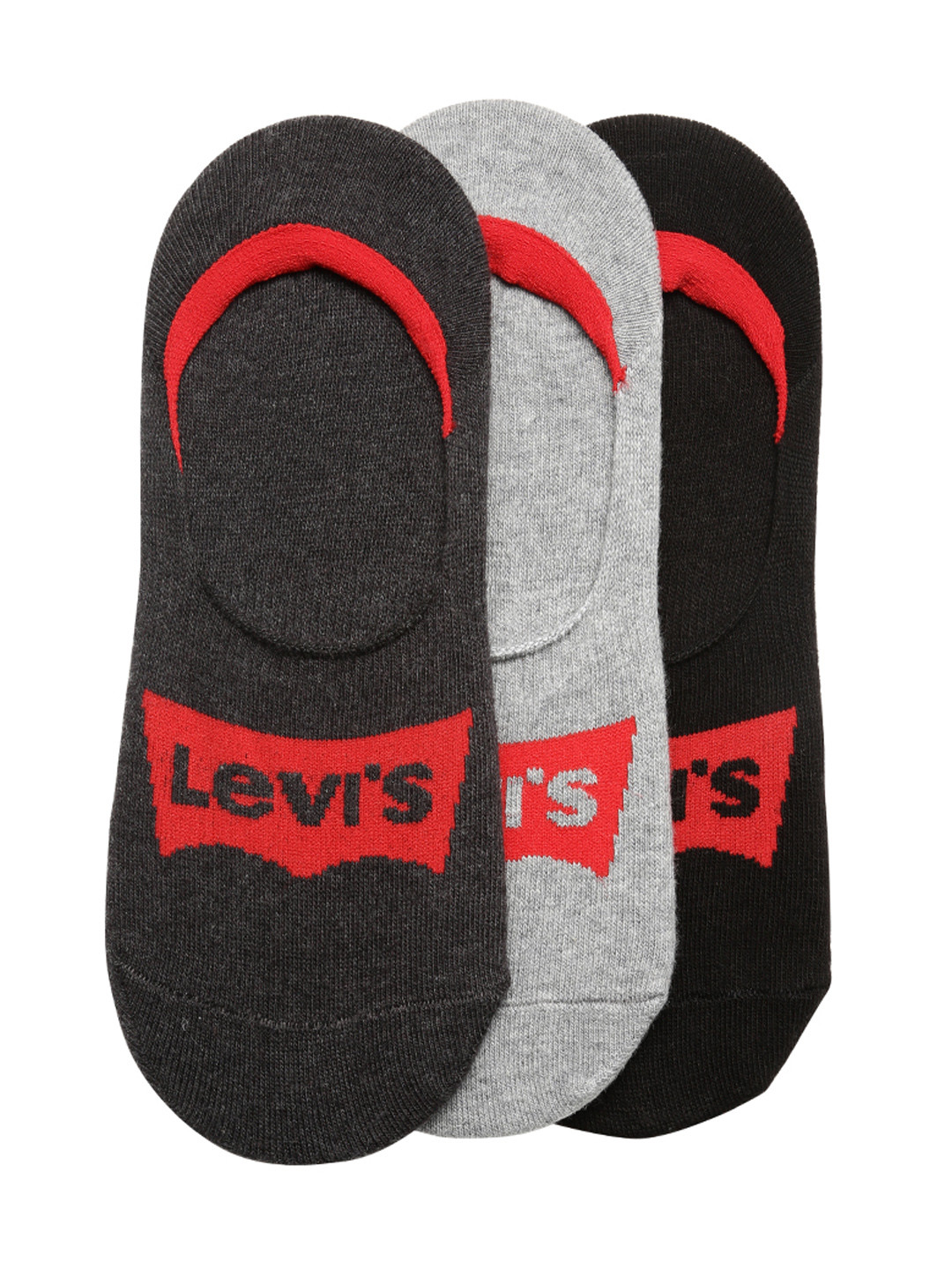 

Levis Men Pack of 3 Assorted No Show Shoe Liners