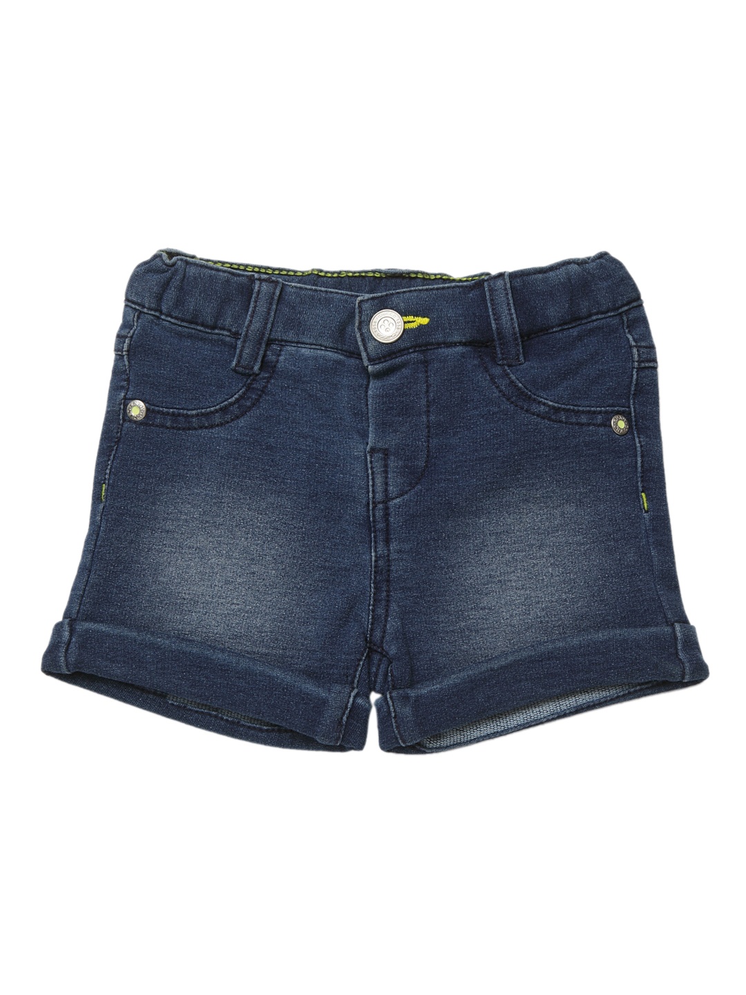 

Chicco Boys Blue Washed Denim Shorts, Navy blue