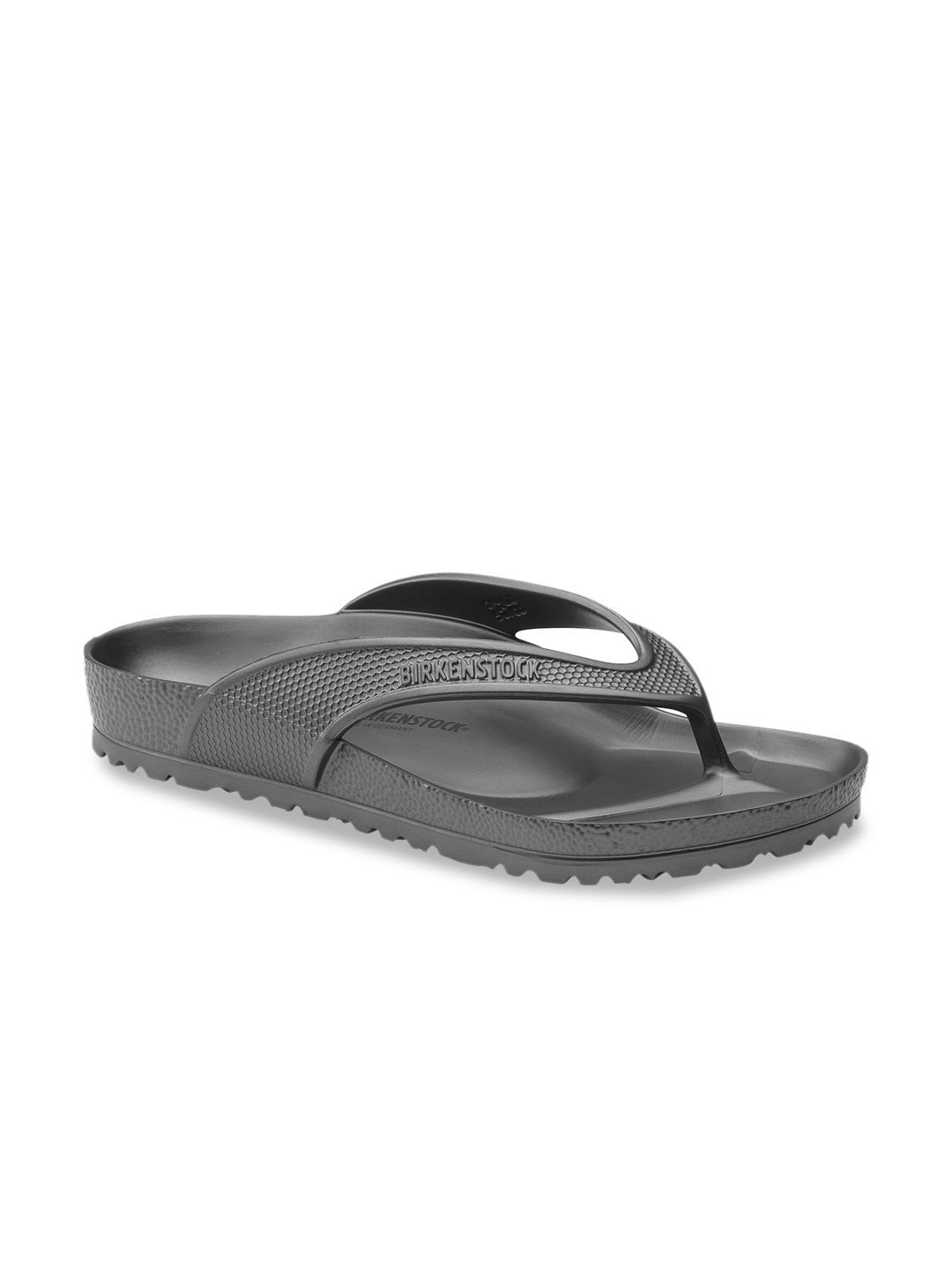 

Birkenstock Unisex Charcoal Solid Honolulu EVA Thong Regular Width Flip-Flops