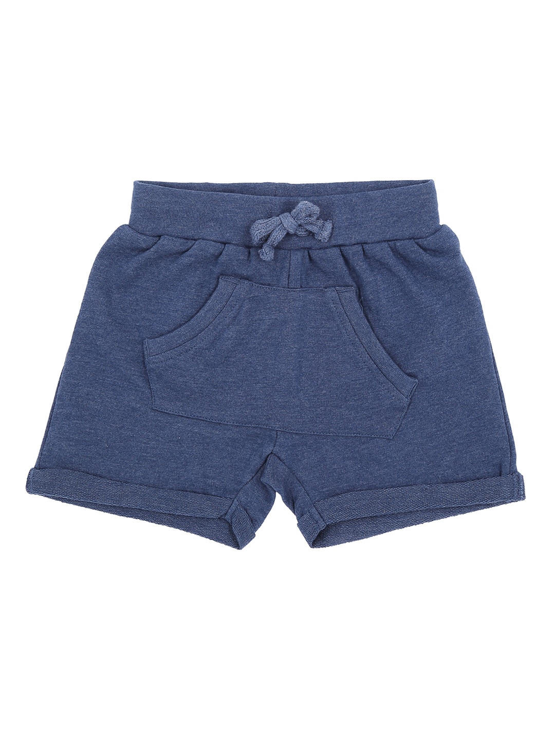 

Pantaloons Baby Boys Blue Solid Regular Fit Shorts
