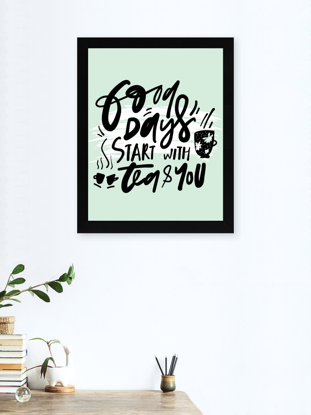 

nest ART Green & Black Paper Plane Print Quotes Framed Wall Art