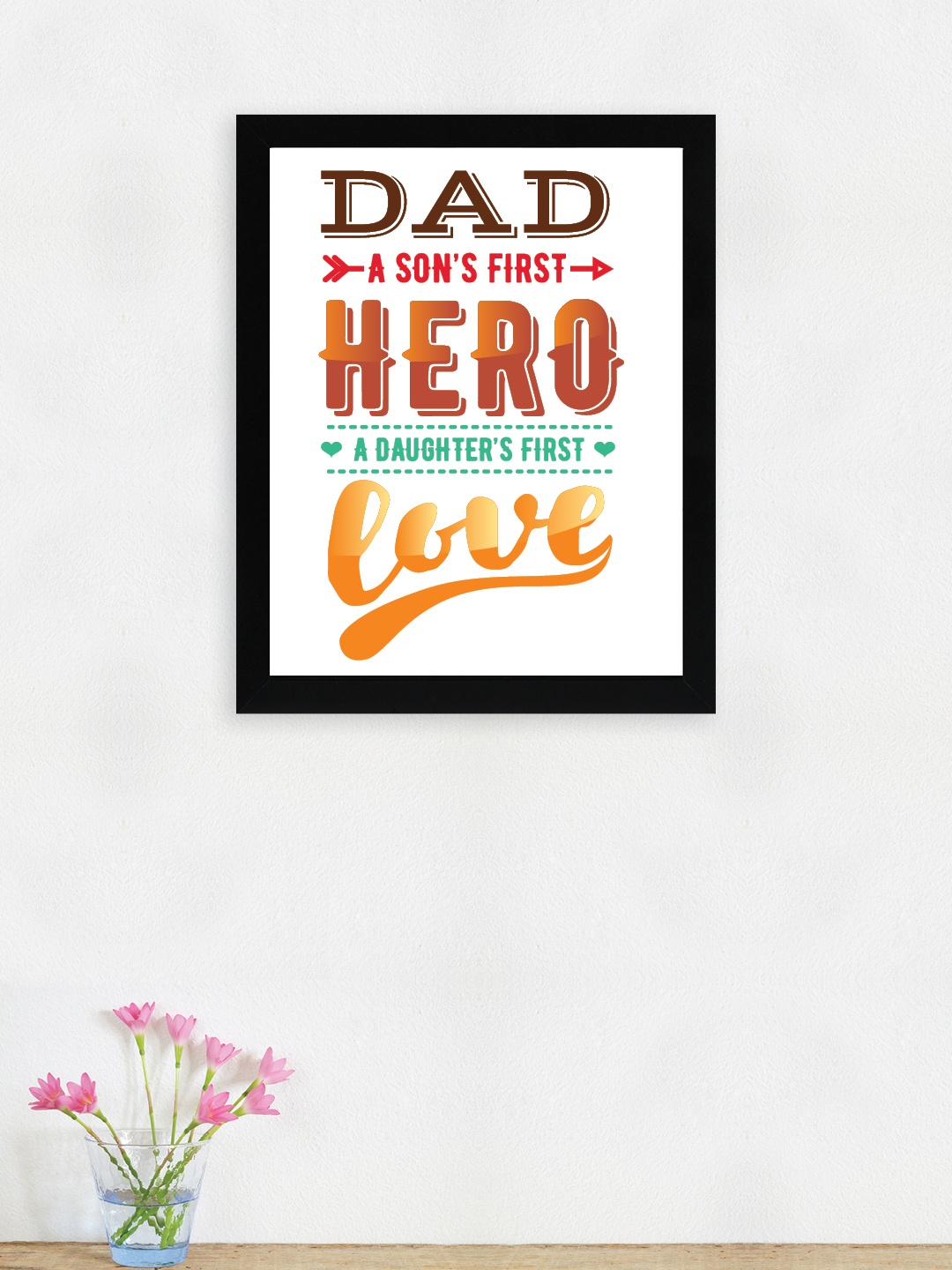 

nest ART Brown & Red Motivational Thoughts Printed Framed Wall Art