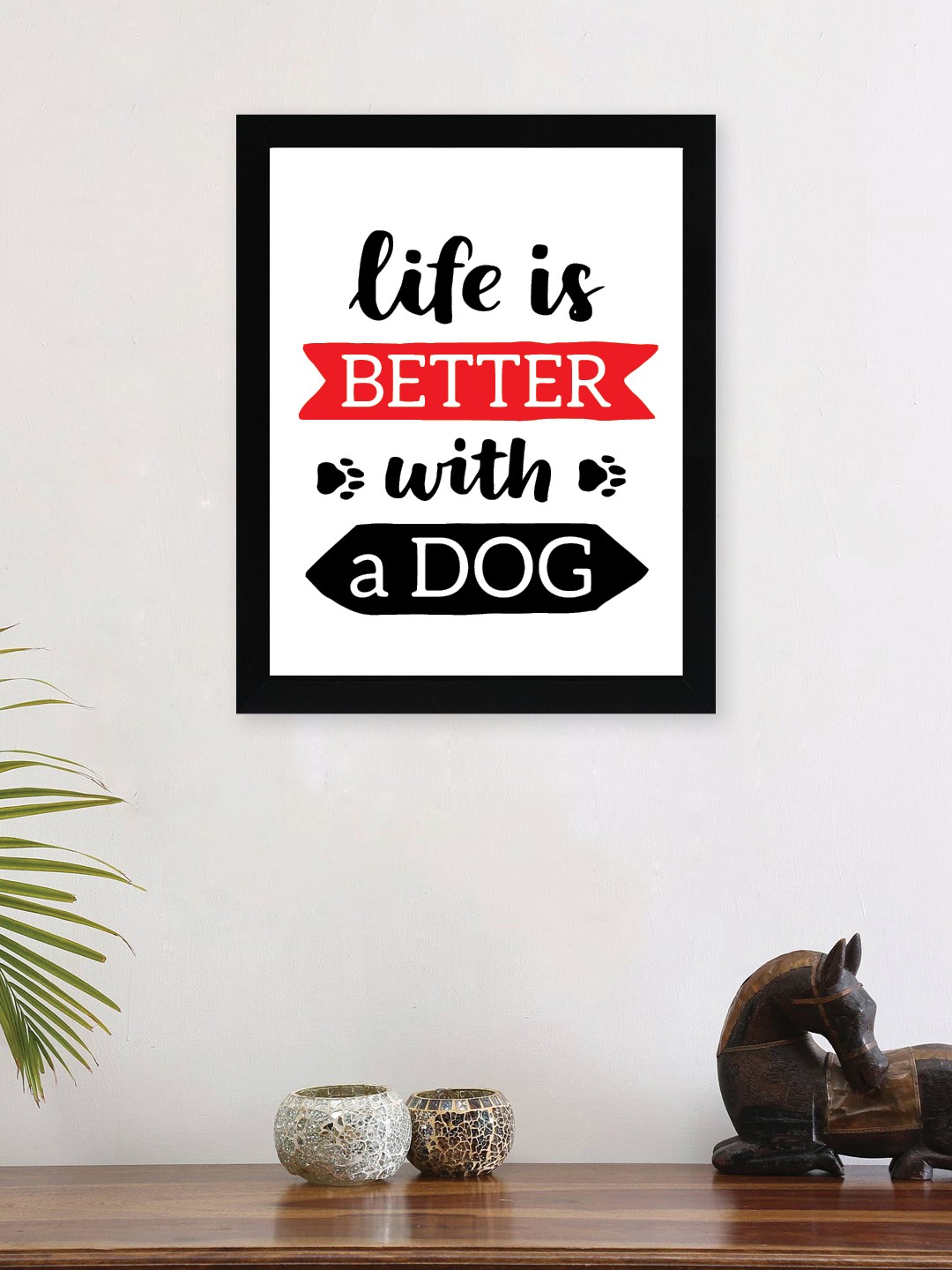 

nest ART White & Black Paper Plane Printed Quotes Framed Wall Art