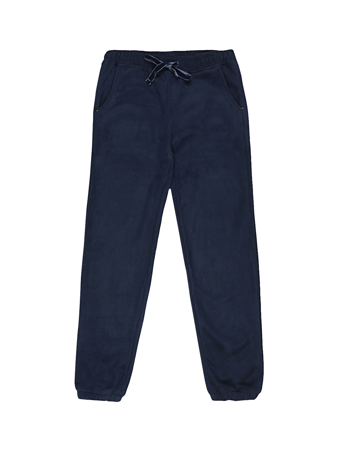 

Blue Giraffe Girls Navy Blue Solid Joggers