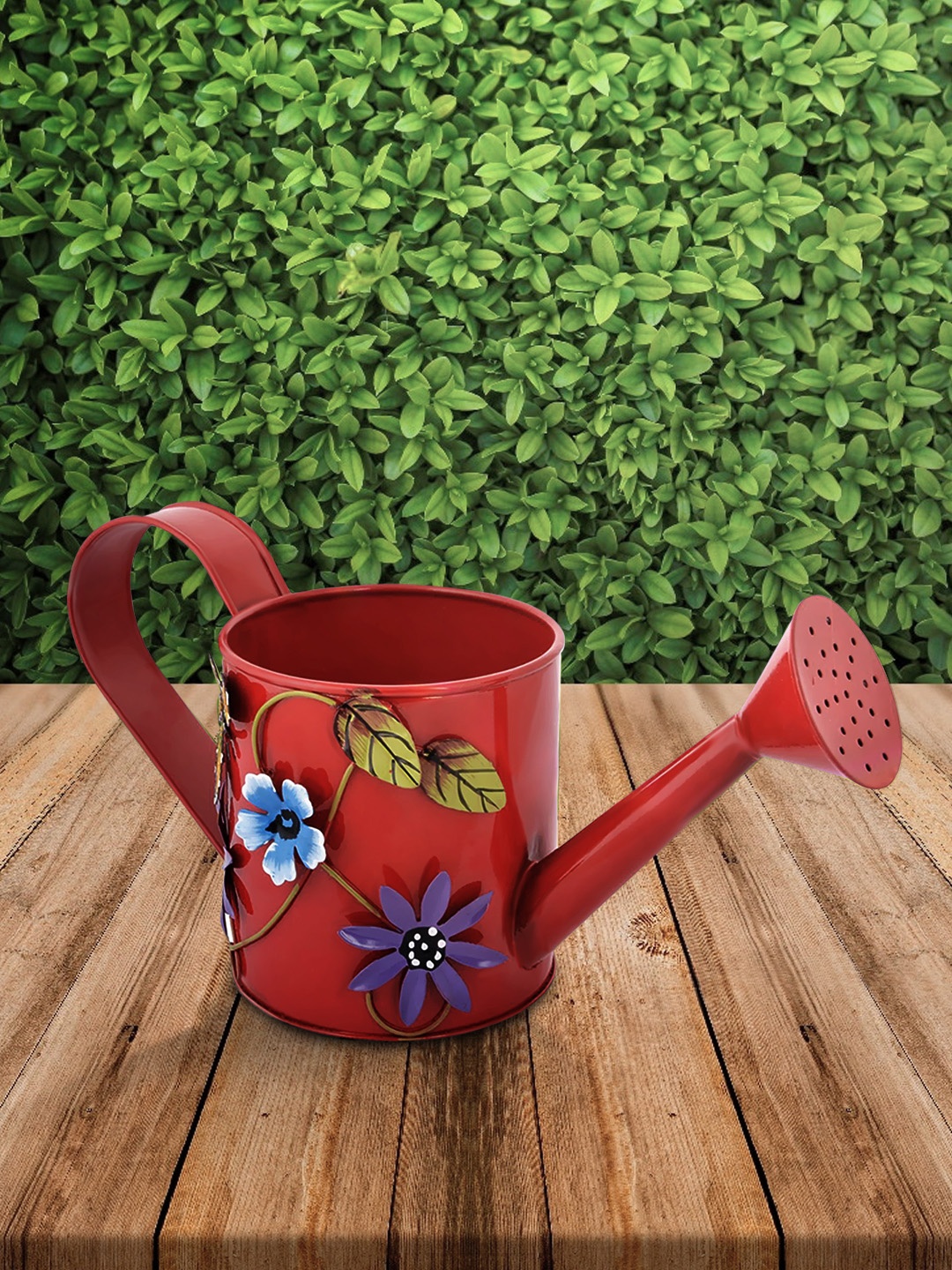 

green girgit Red & Blue Floral Printed Garden Accessory