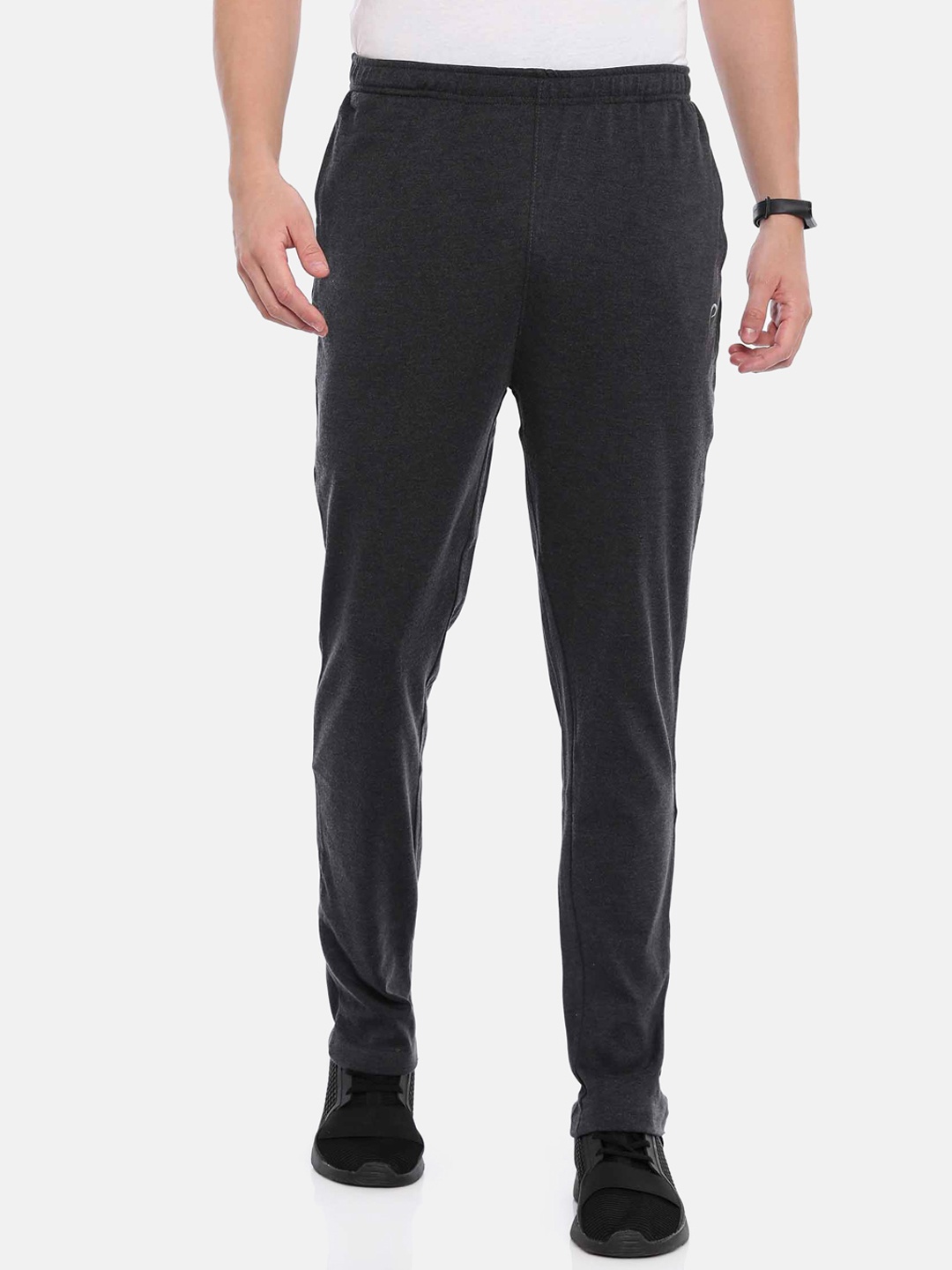 

Proline Active Men Charcoal Grey Solid Straight-Fit Track Pants