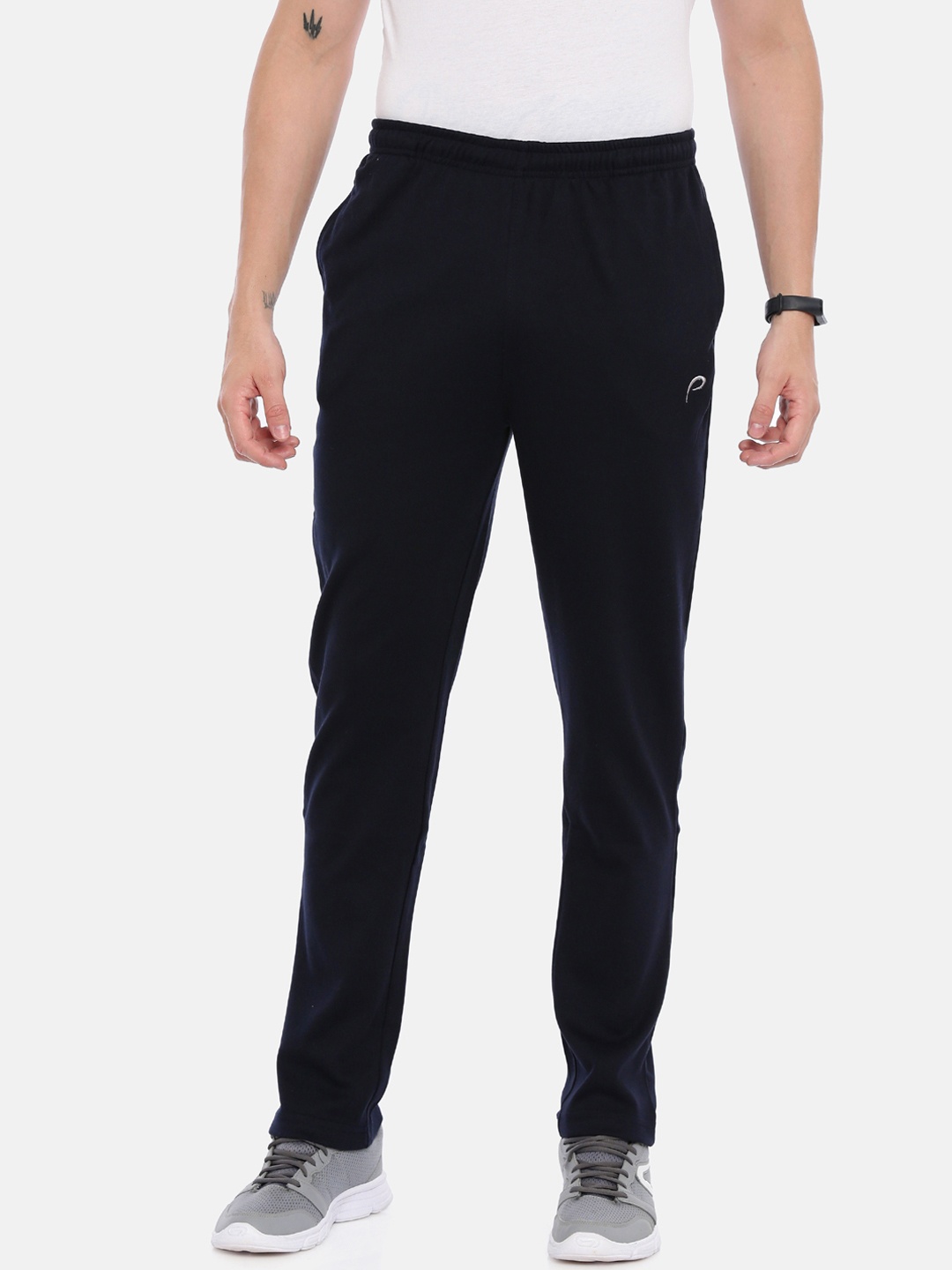 

Proline Active Men Navy Blue Solid Straight-Fit Track Pants