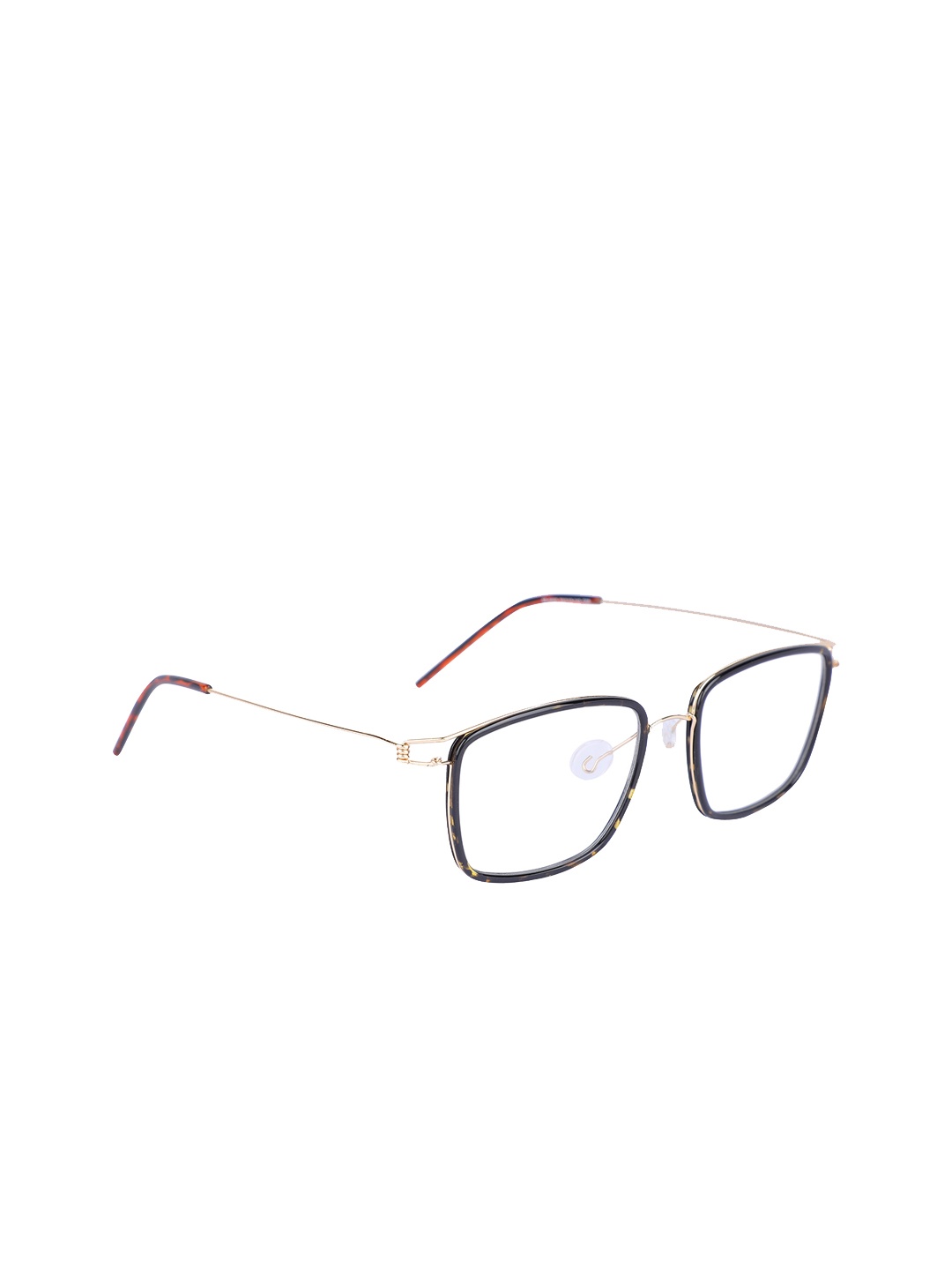 

MARC LOUIS Men Brown & Black Solid Full Rim Rectangle Frames MLSE6065 C06 52
