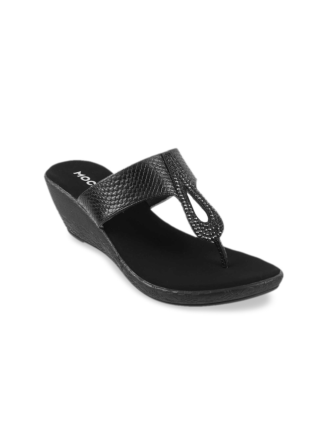 

Mochi Women Black Solid Heels