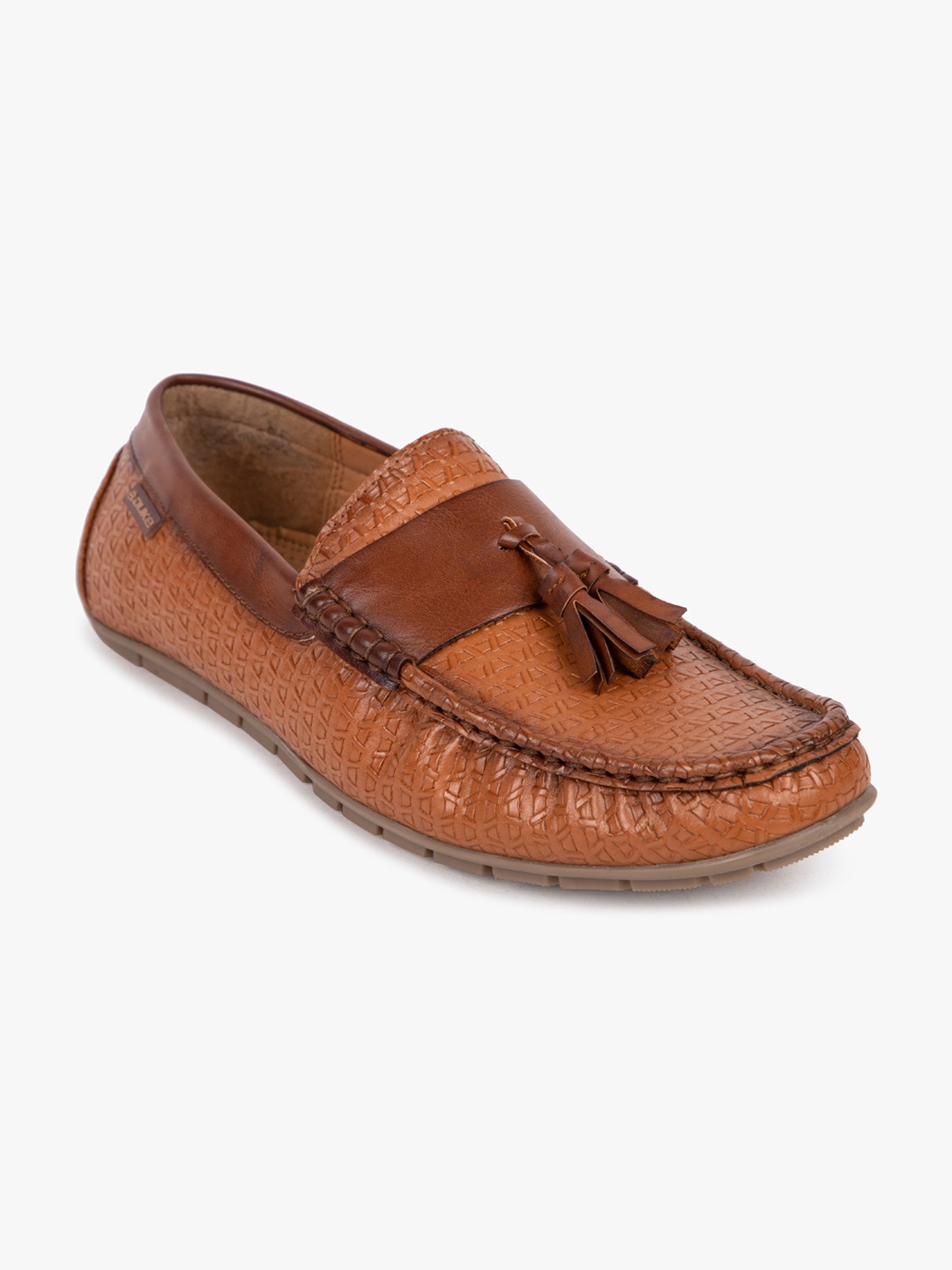 

Duke Men Tan Brown Tasselled Loafers