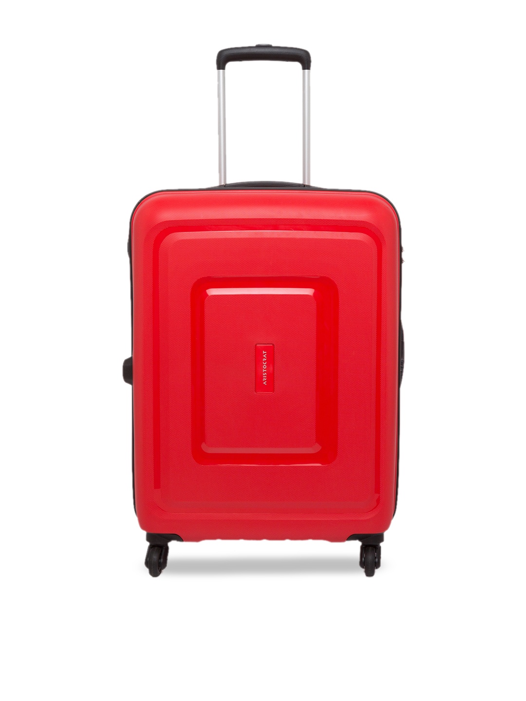 

Aristocrat Solid Hard-Sided Medium Trolley Suitcase, Red