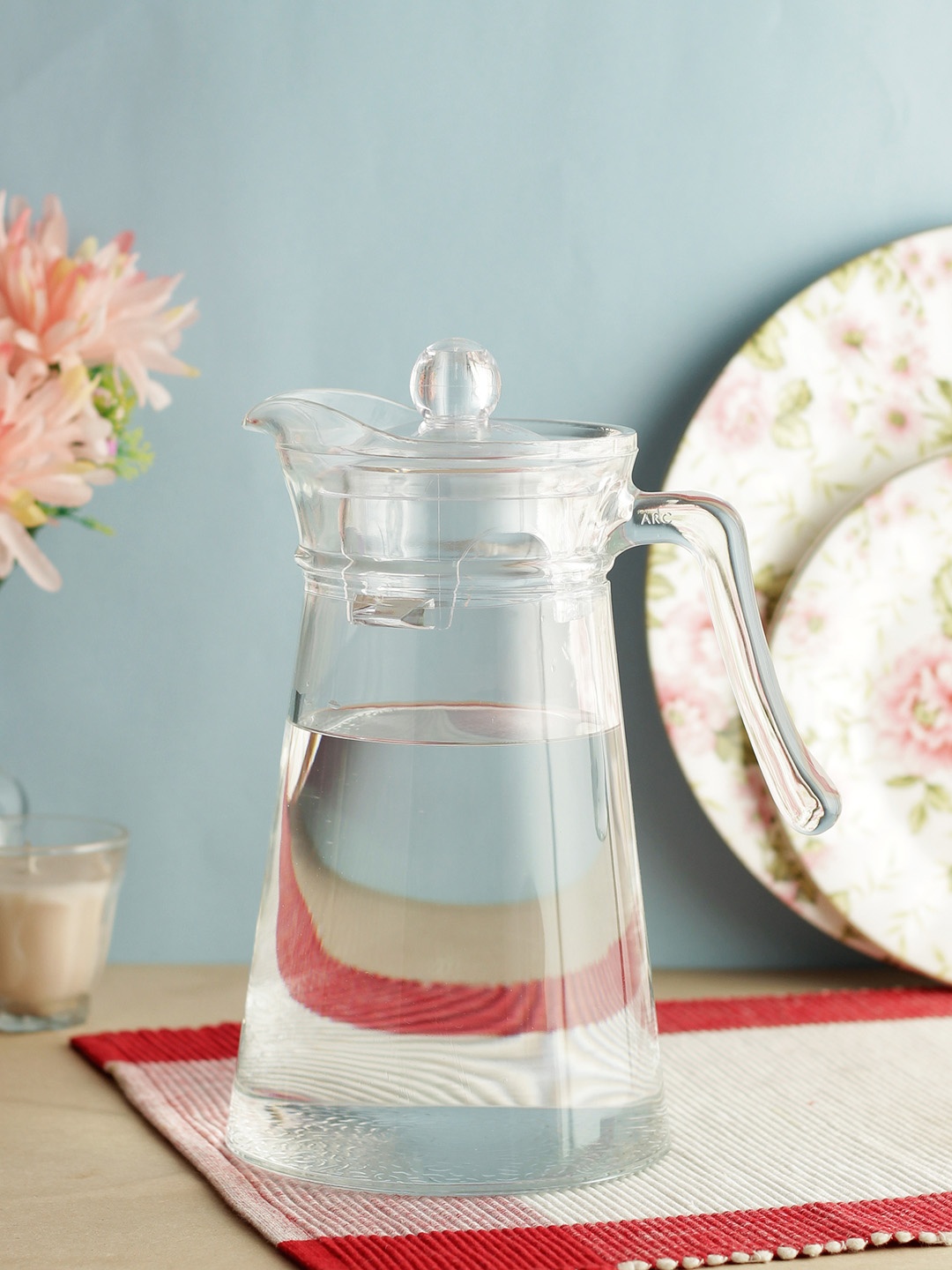 

Luminarc Unisex Transparent Solid Glass Kone Jug With Lid