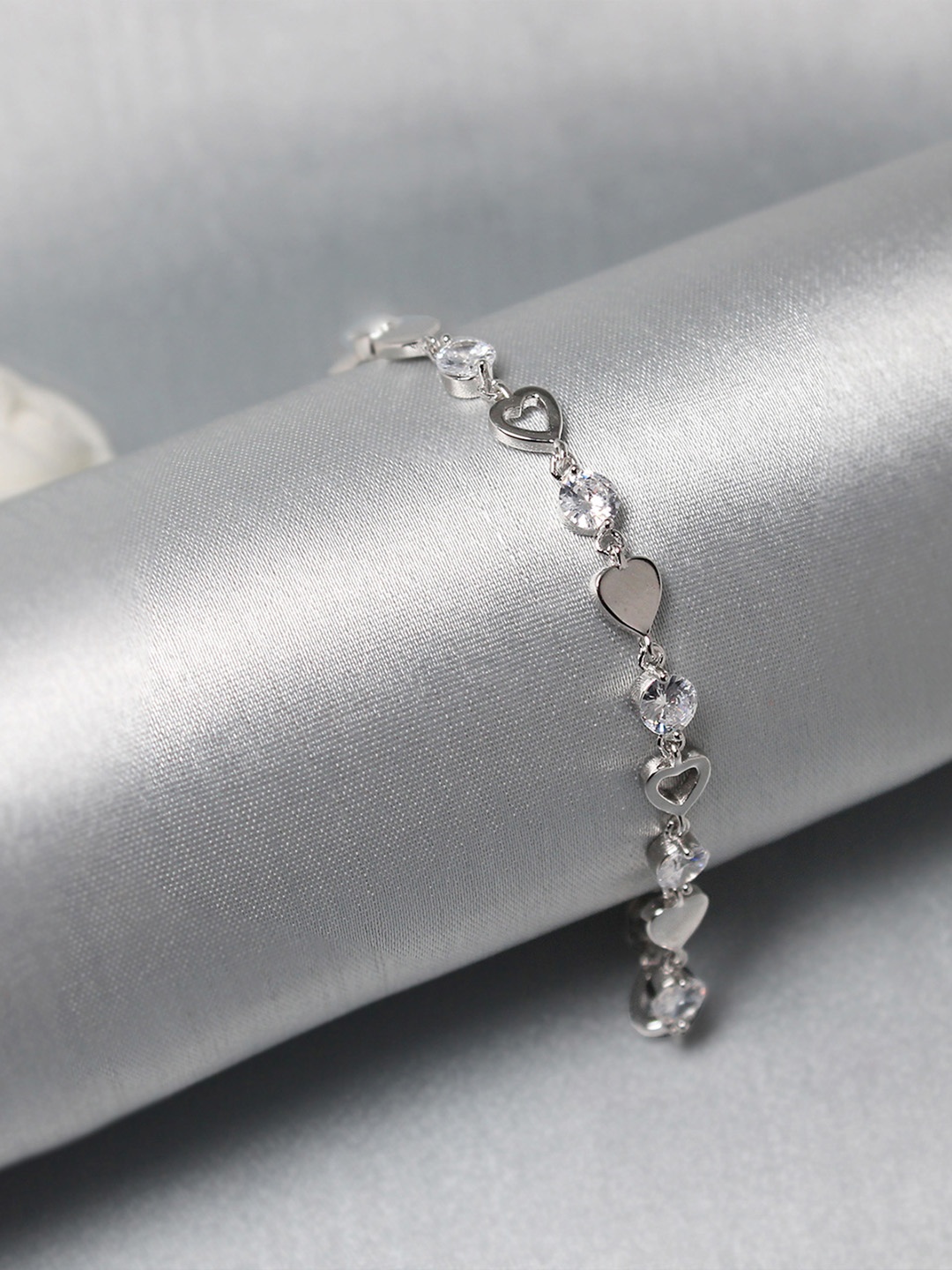 

GIVA 925 Silver Heartlock Bracelet
