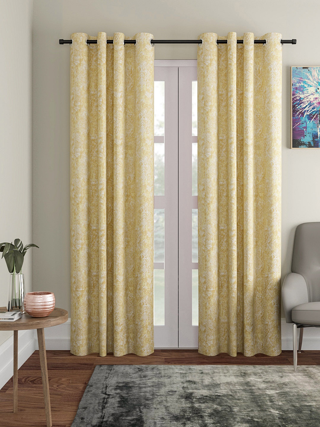

Soumya Beige Single Door Curtain