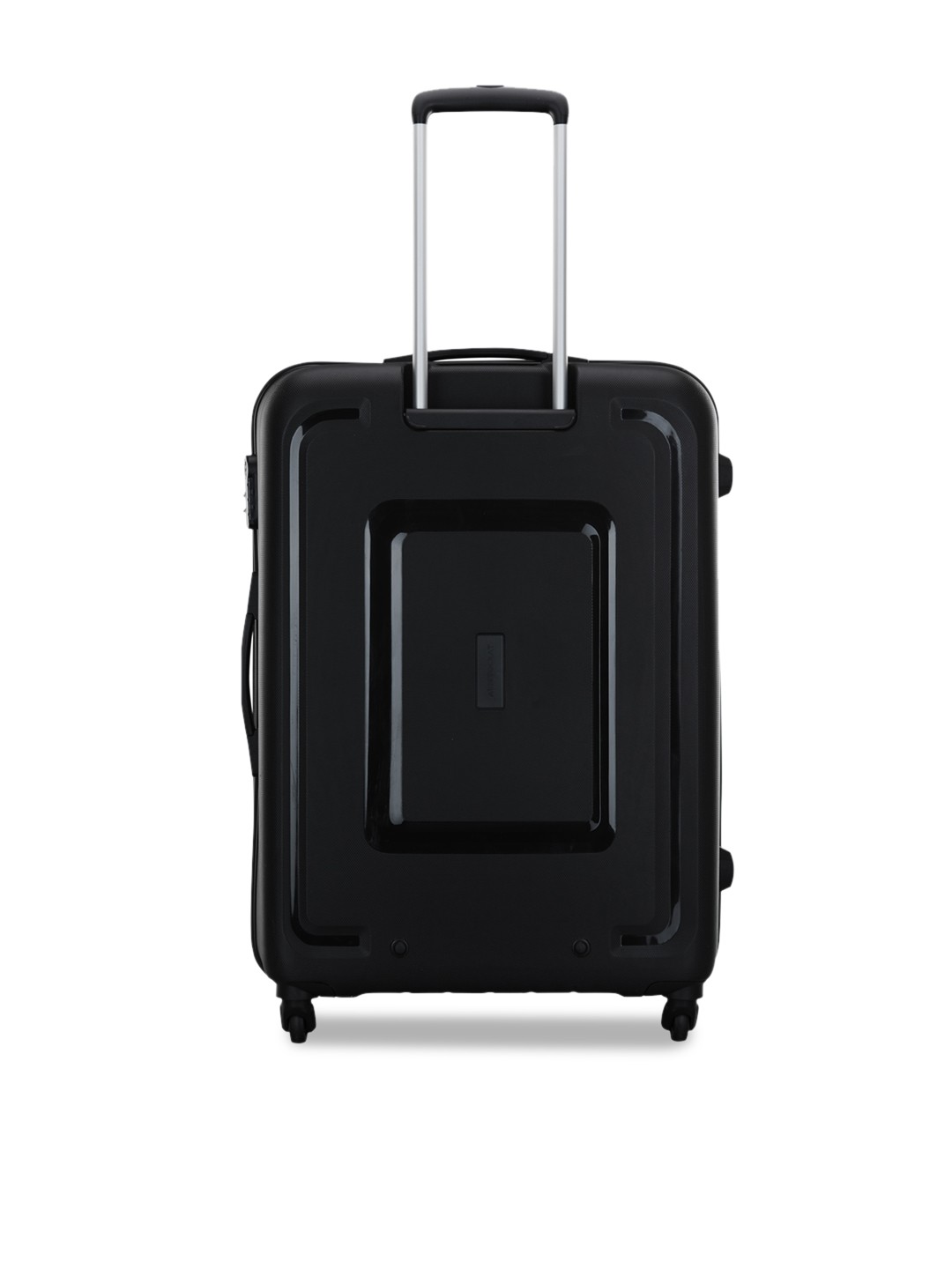 

Aristocrat Black Solid Hard-Sided Large Trolley Bag