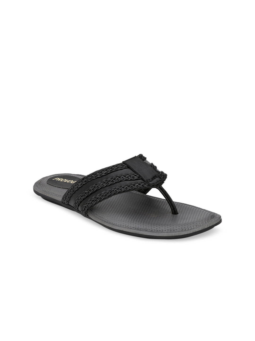 

Provogue Men Black Comfort Sandals
