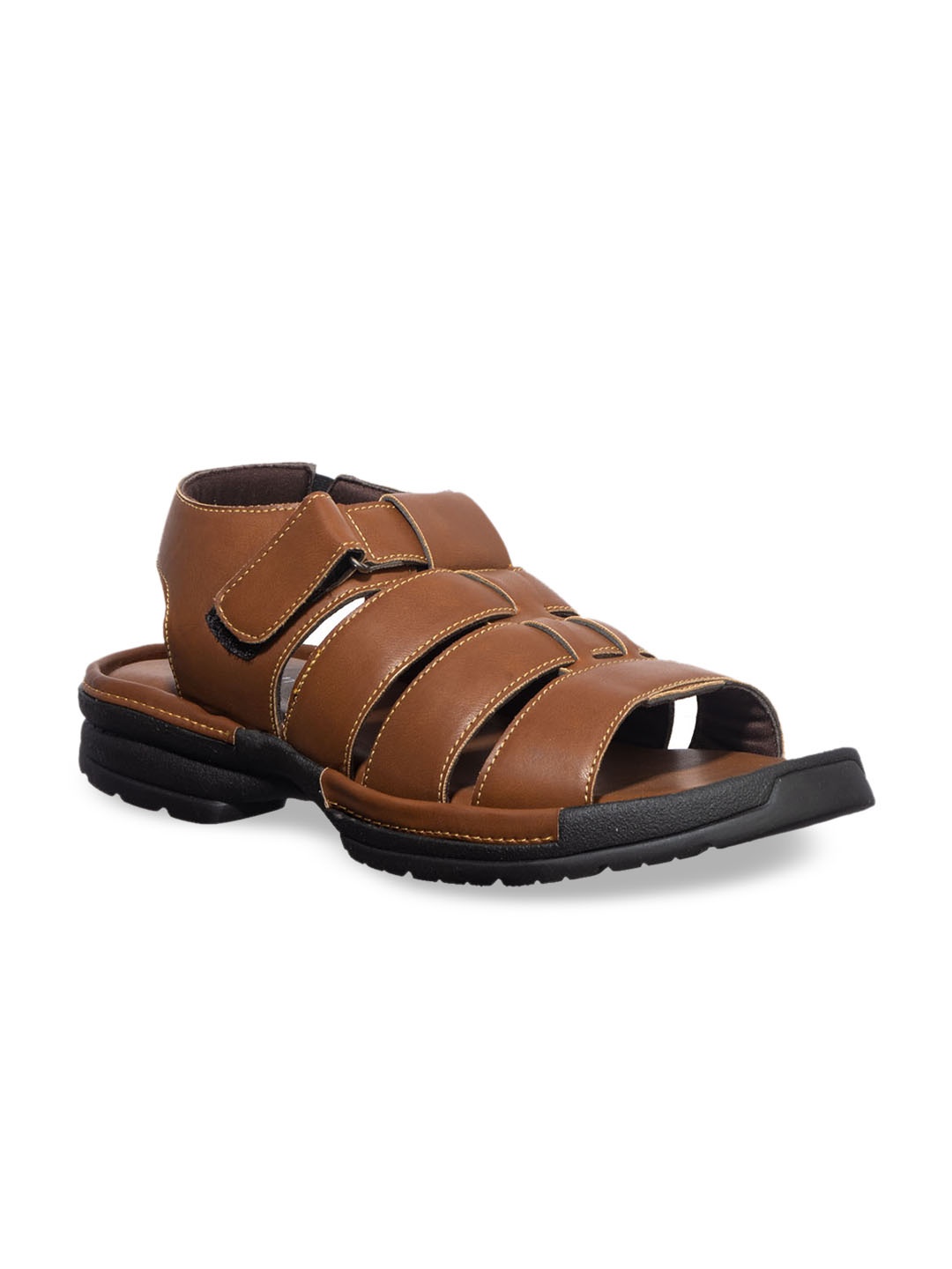 

Khadims Men Brown Fisherman Sandals