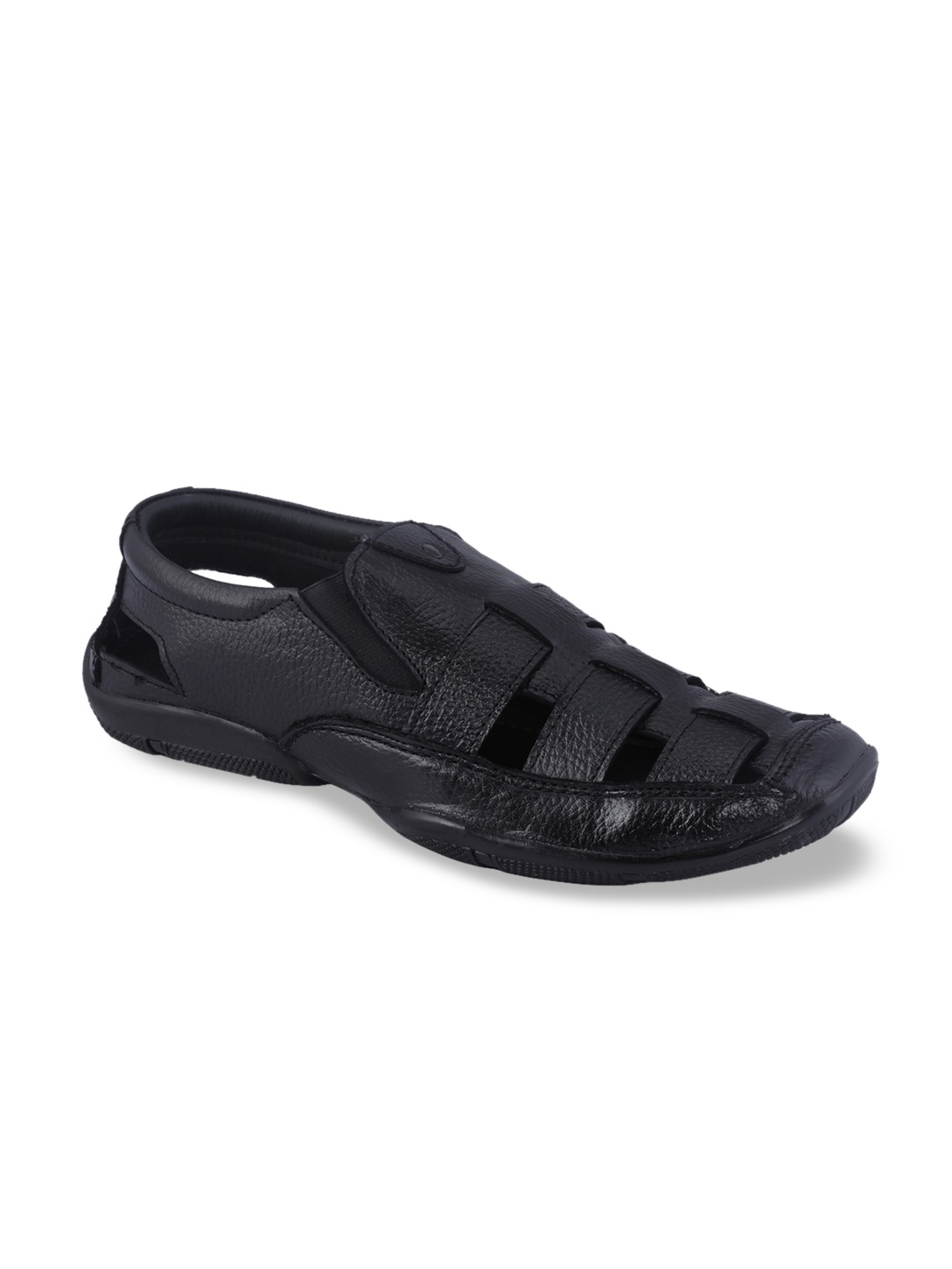 

Khadims Men Black Sandals