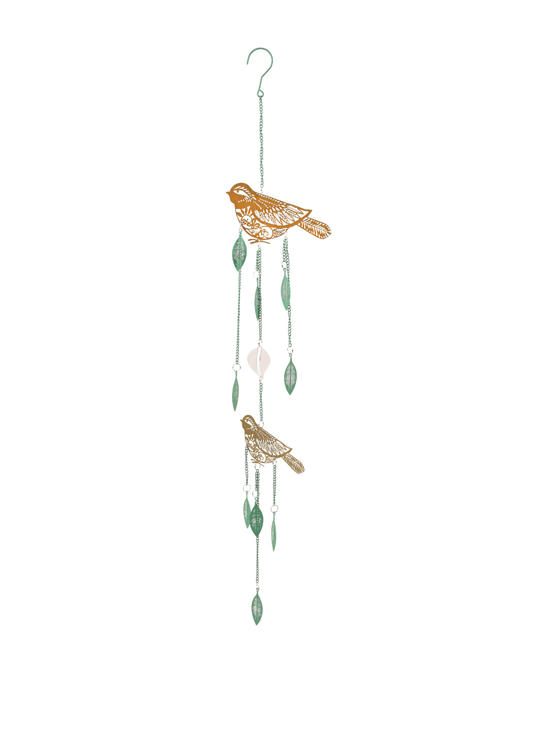 

Chumbak Green & Gold-Toned Windchime