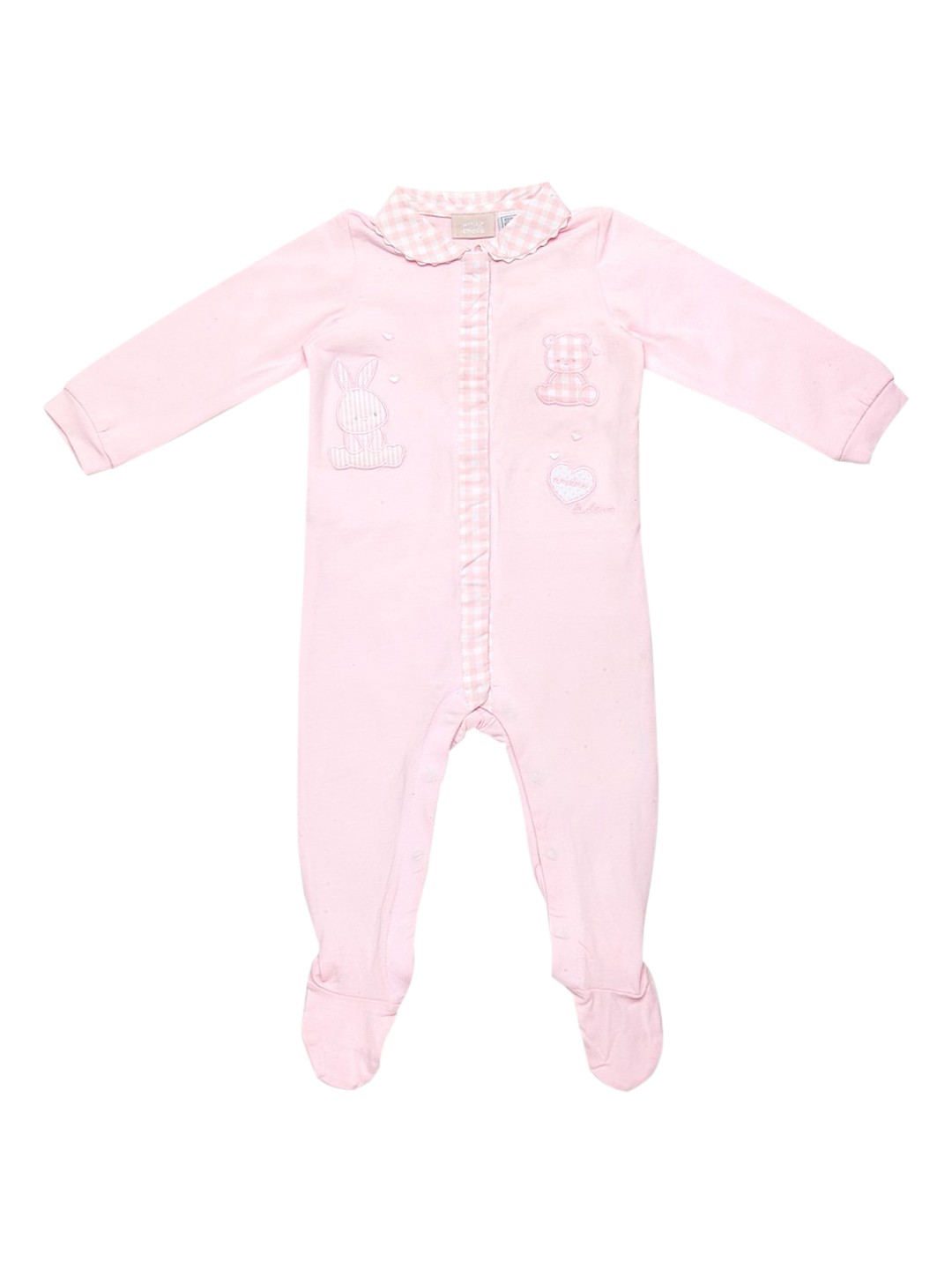 

Chicco Infant Girls Pink Solid Babysuit