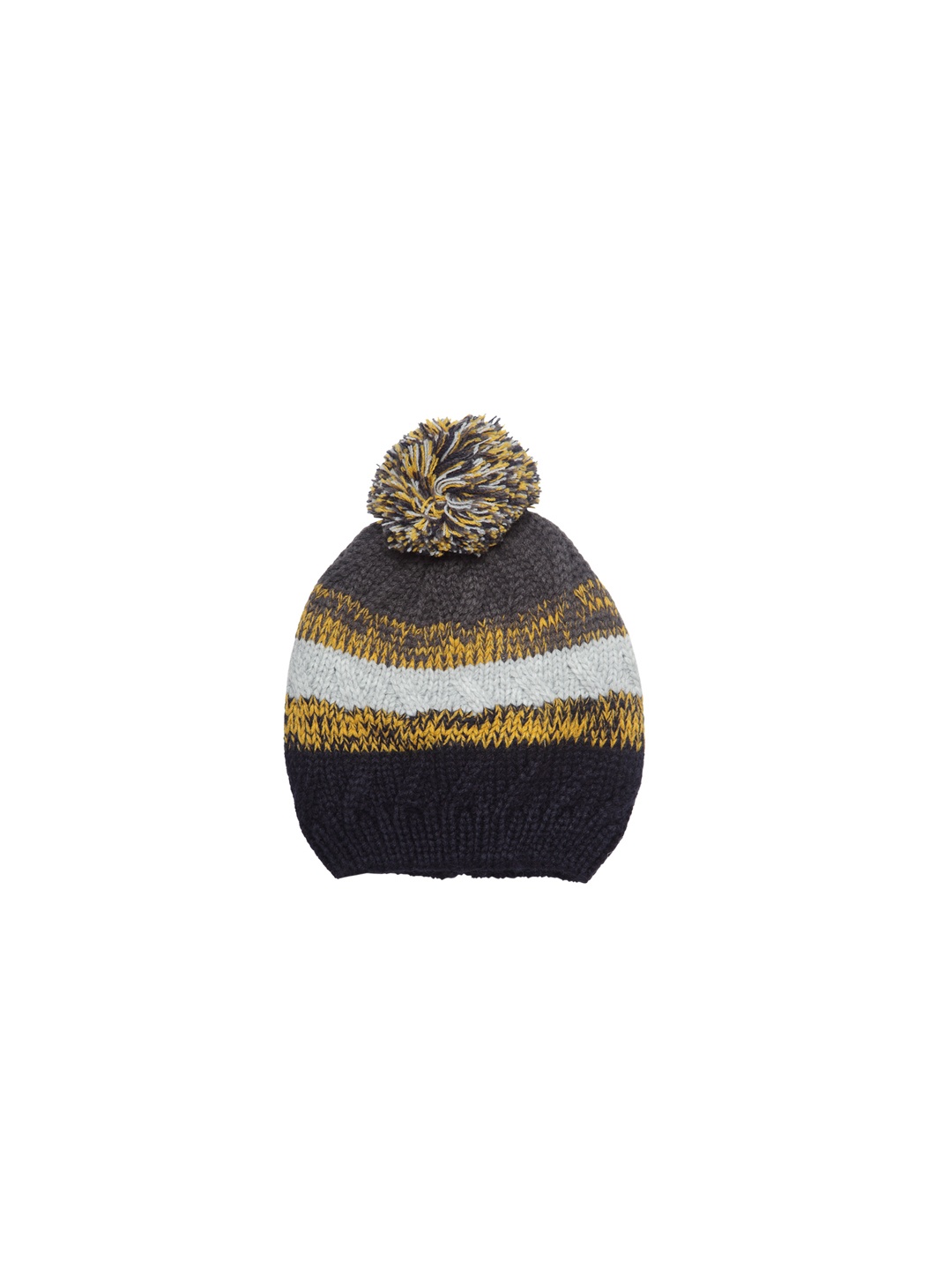 

Chicco Boys Grey & White Printed Beanie