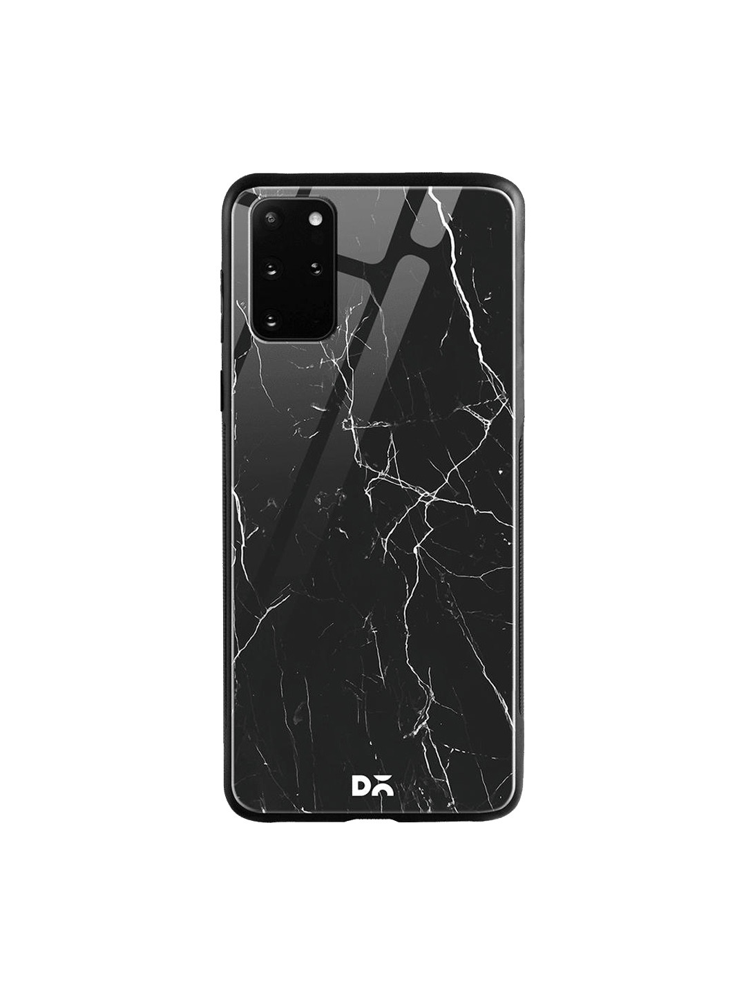

DailyObjects Black Marble Samsung Galaxy S20 Plus Glass Case