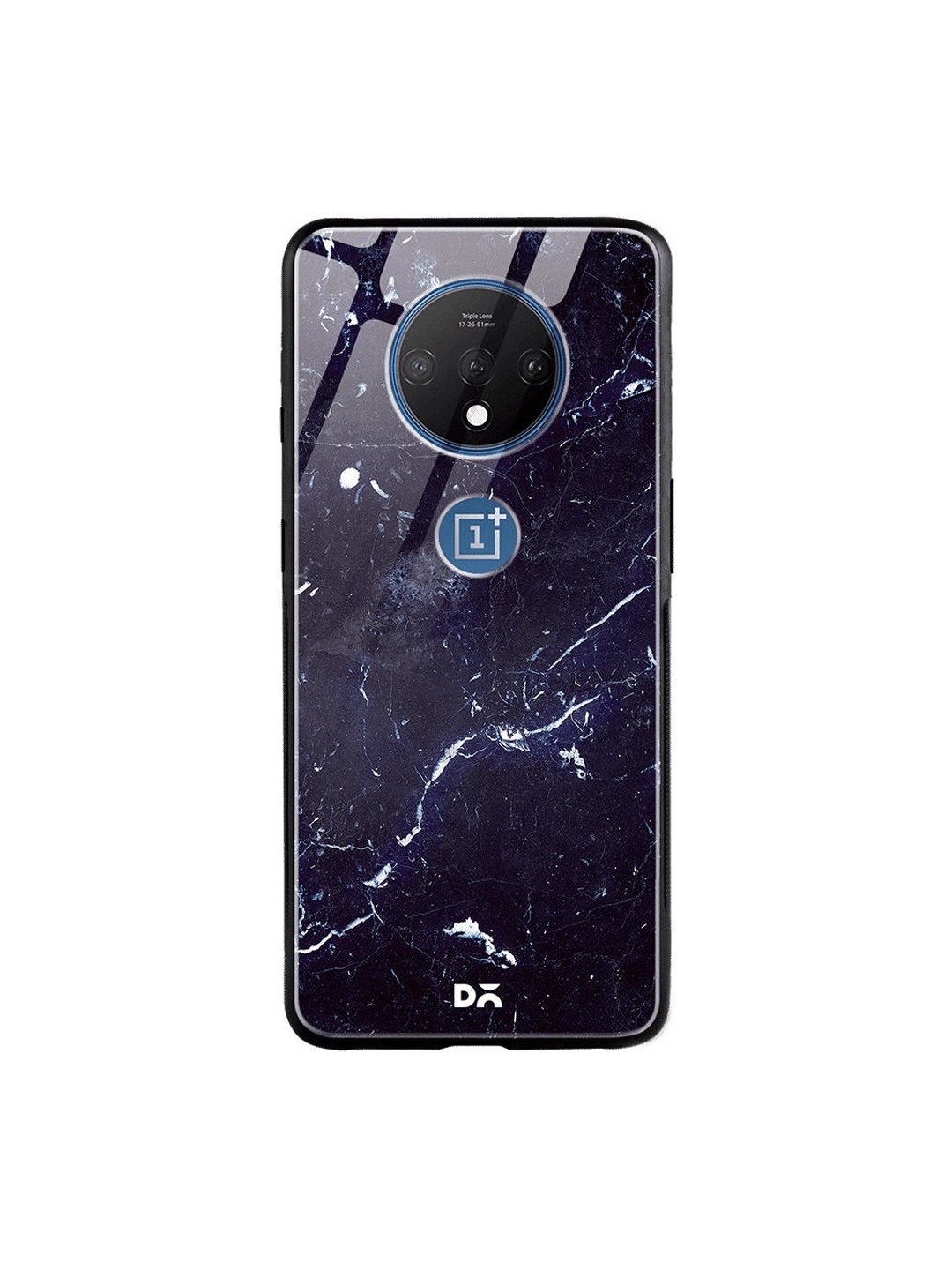 

DailyObjects Navy Blue Constellation Marble OnePlus 7T Glass Mobile Case