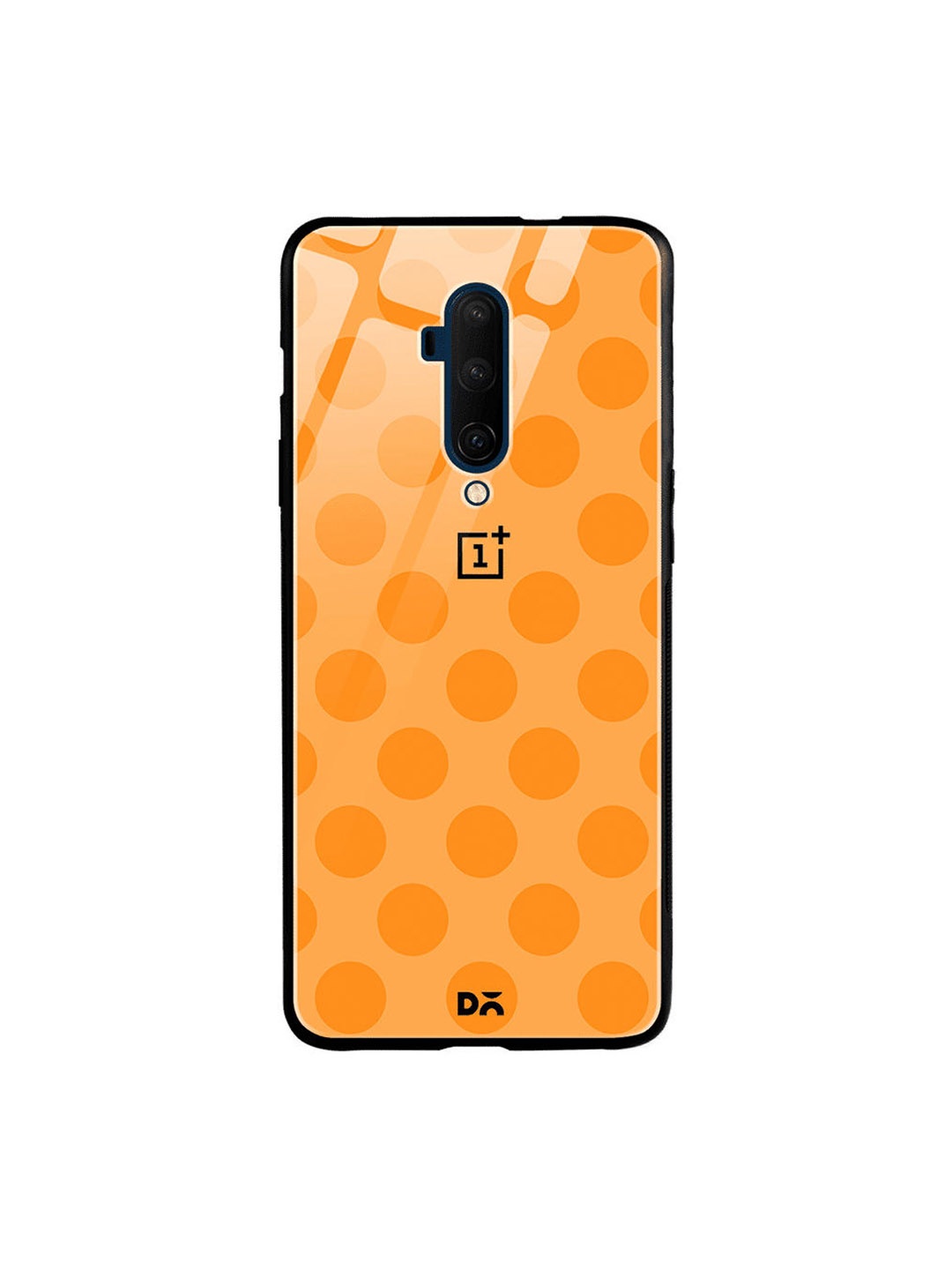 

DailyObjects Orange Polka OnePlus 7T Pro Glass Mobile Cover
