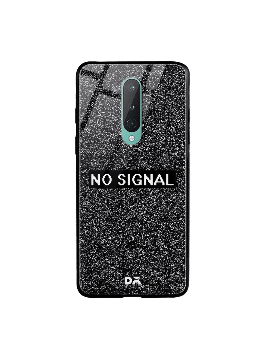 

DailyObjects Black & White No Signal Printed OnePlus 8 Glass Case