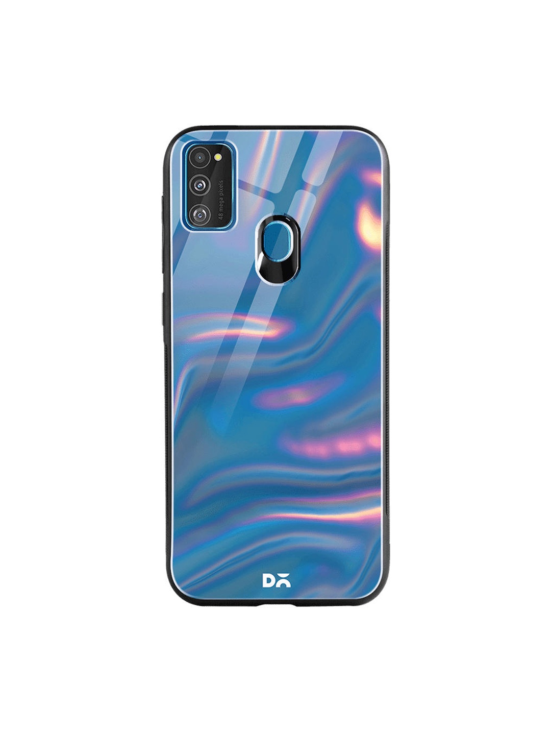 

DailyObjects Blue & Pink Holo Satin Samsung Galaxy M30S Glass Case