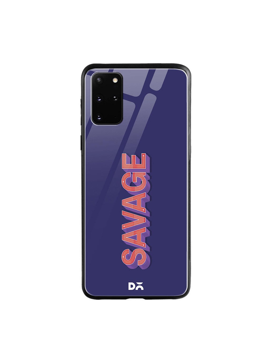 

DailyObjects Navy Blue & Pink A Savage Samsung Galaxy S20 Plus Glass Case