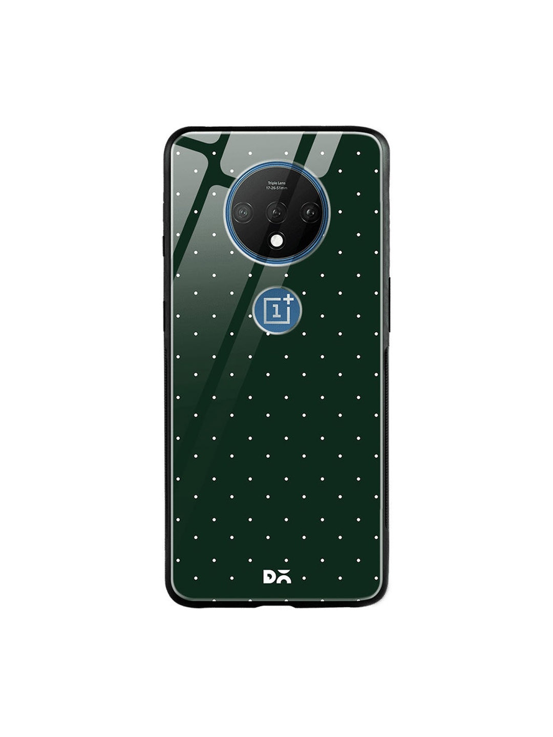

DailyObjects Green & White Constellation Dots Printed OnePlus 7T Glass Case